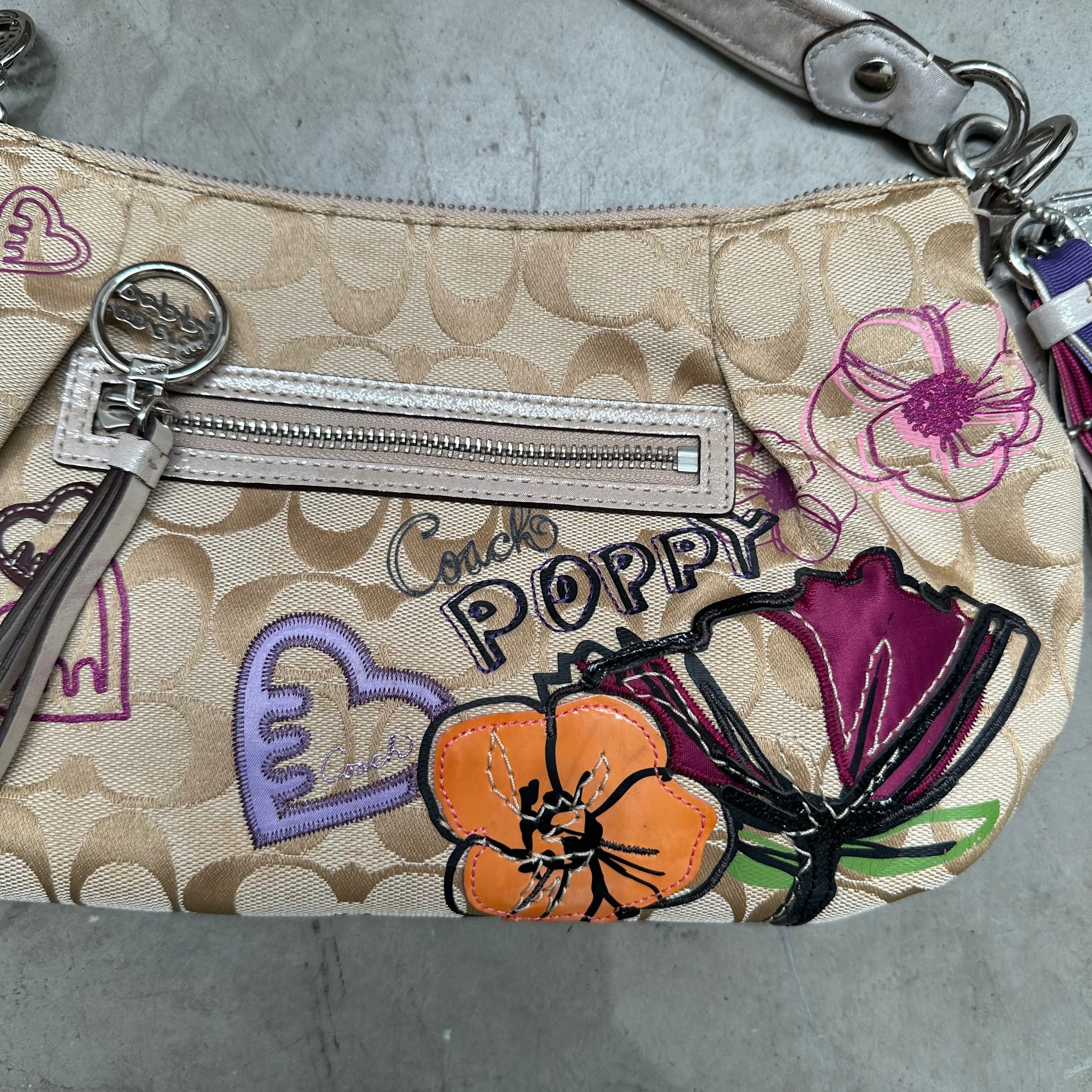 Coach Signature Poppy Shoulder Bag