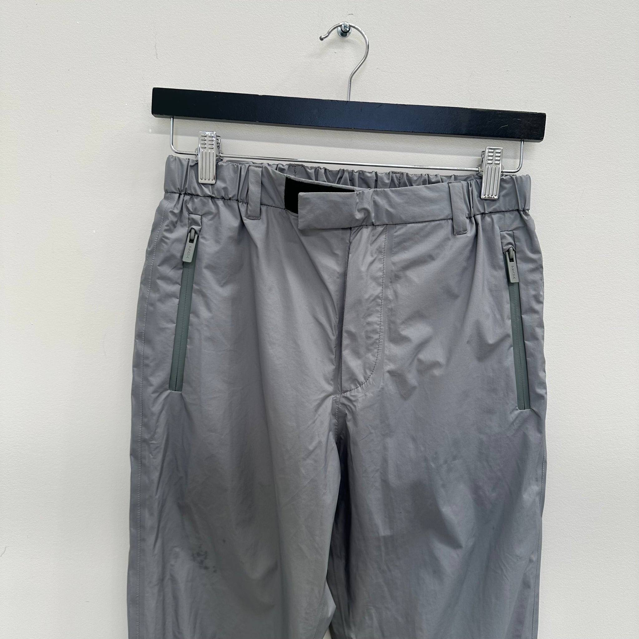 Prada Linea Rossa Grey Nylon Pants 2018