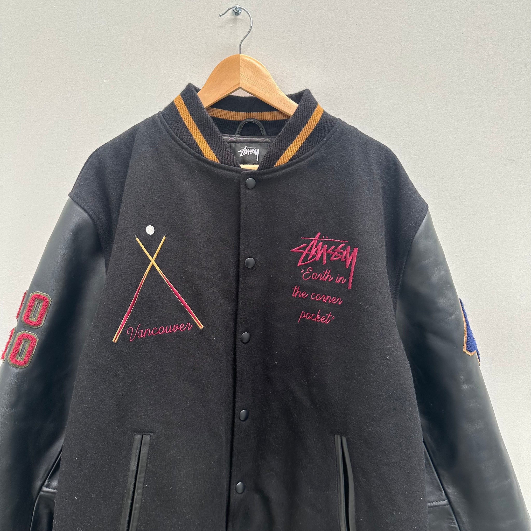 Stussy 40th Anniversary IST 8 Ball Varsity Jacket (Size XXL)