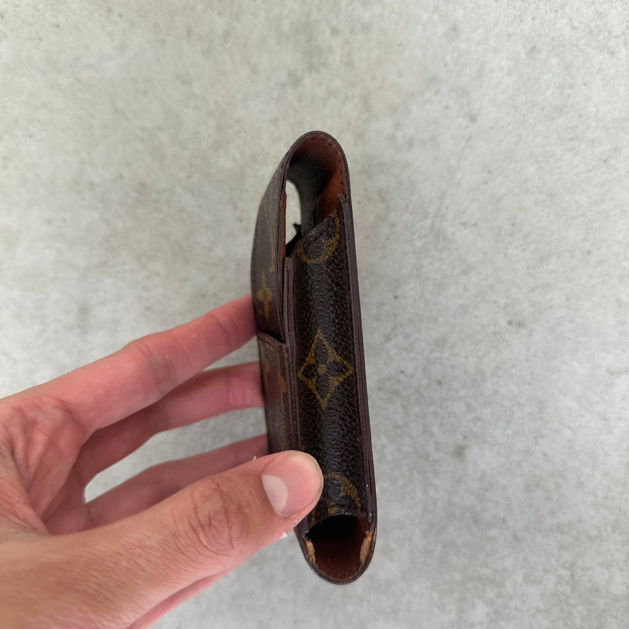 Louis Vuitton Monogram Cigarette Case Brown
