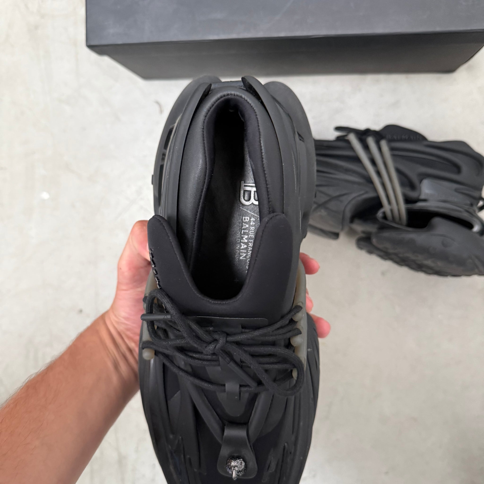 Balmain Unicorn Sneakers BLACK (Size 43 / US10)
