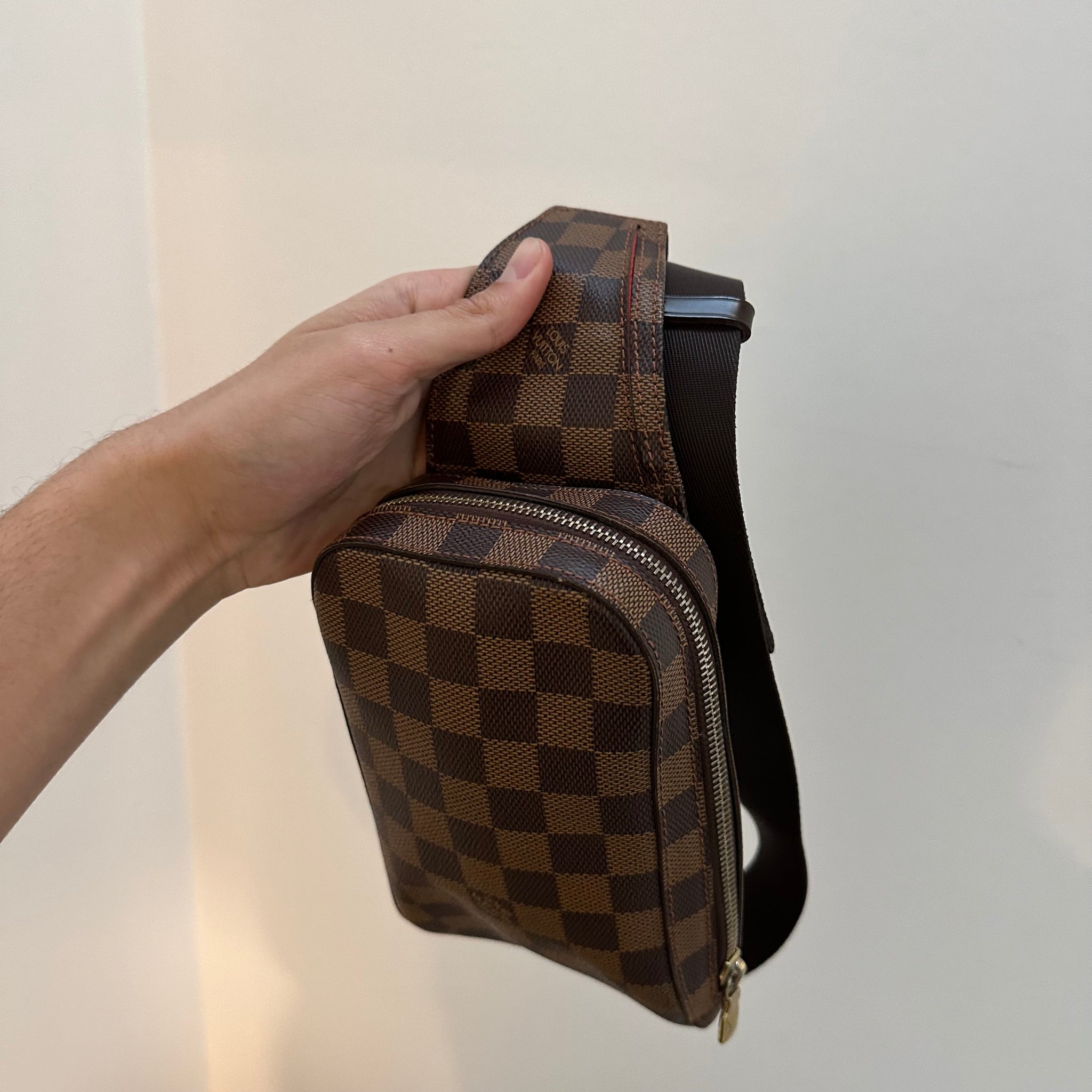 Louis Vuitton Geronimos Brown Damier Shoulder / Belt Bag