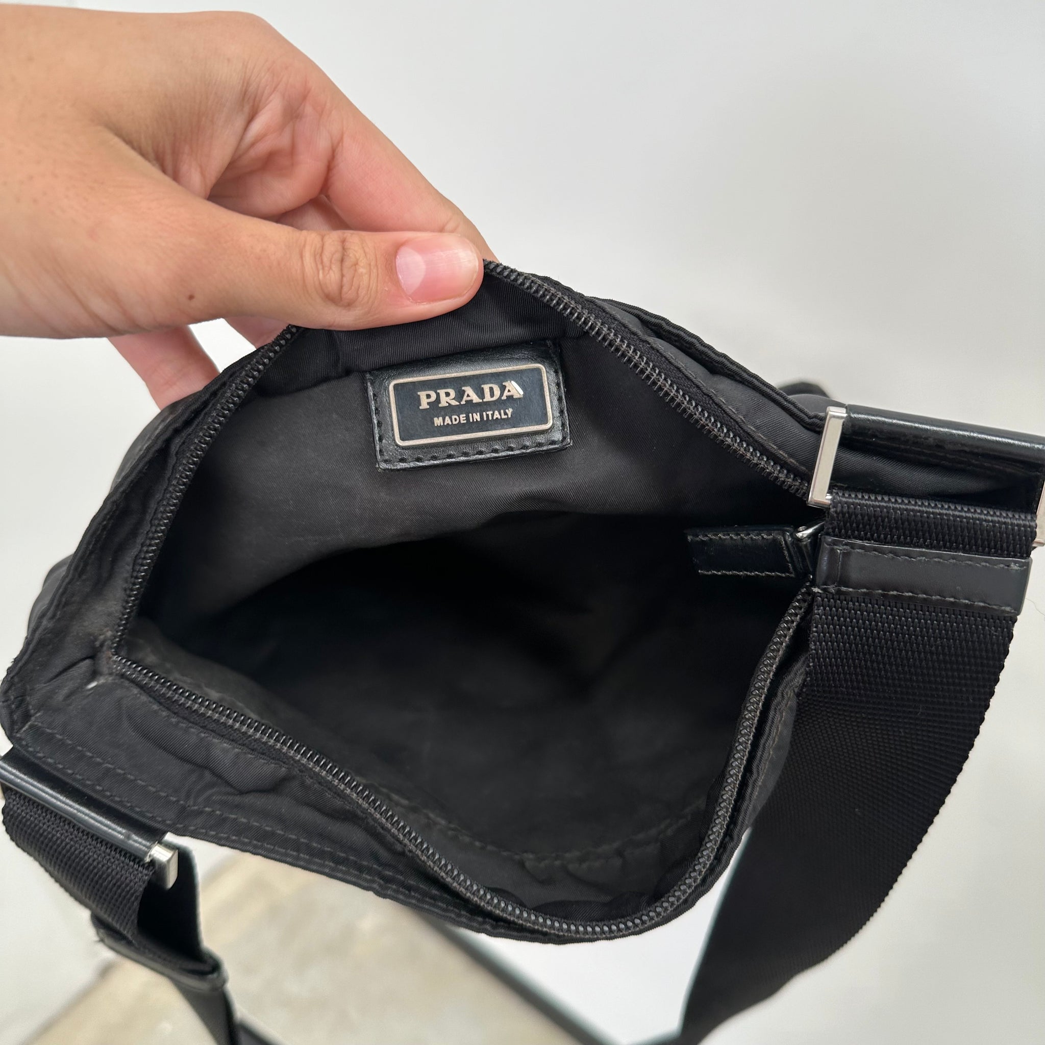 Prada Black Crossbody Messenger Bag