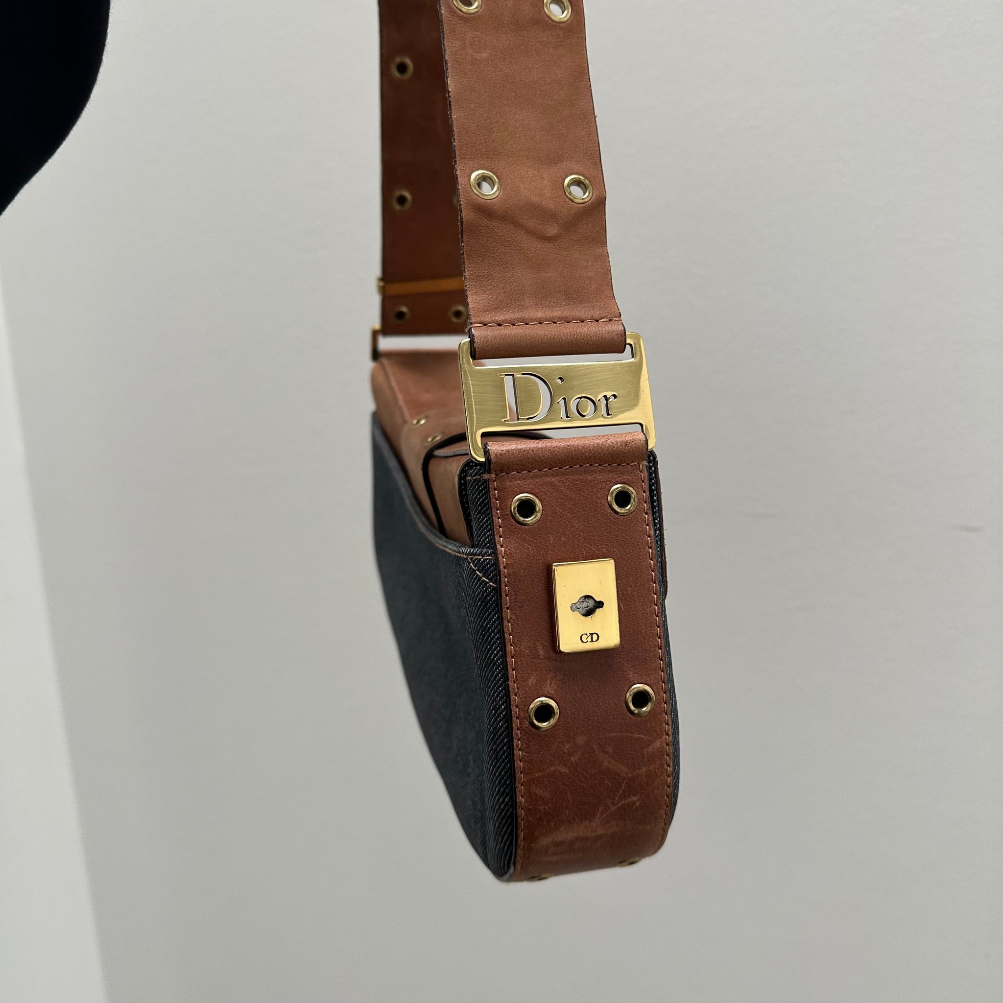 Christian Dior Denim Street Chic Columbus Bag