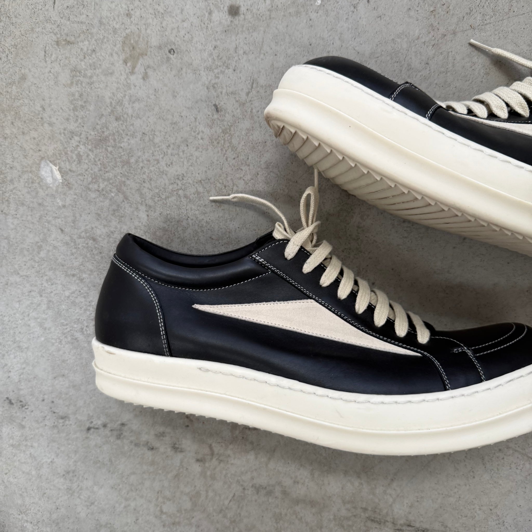 Rick Owens Black Vintage Sneakers (EU46)