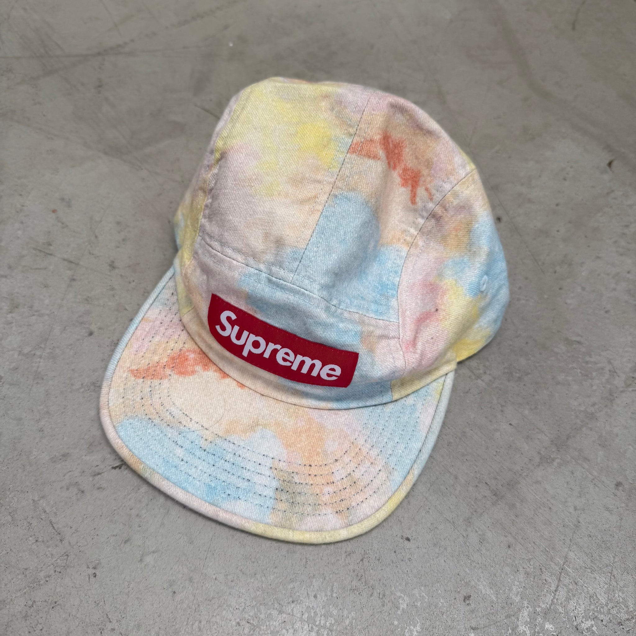 Supreme Tie Dye Camp Cap