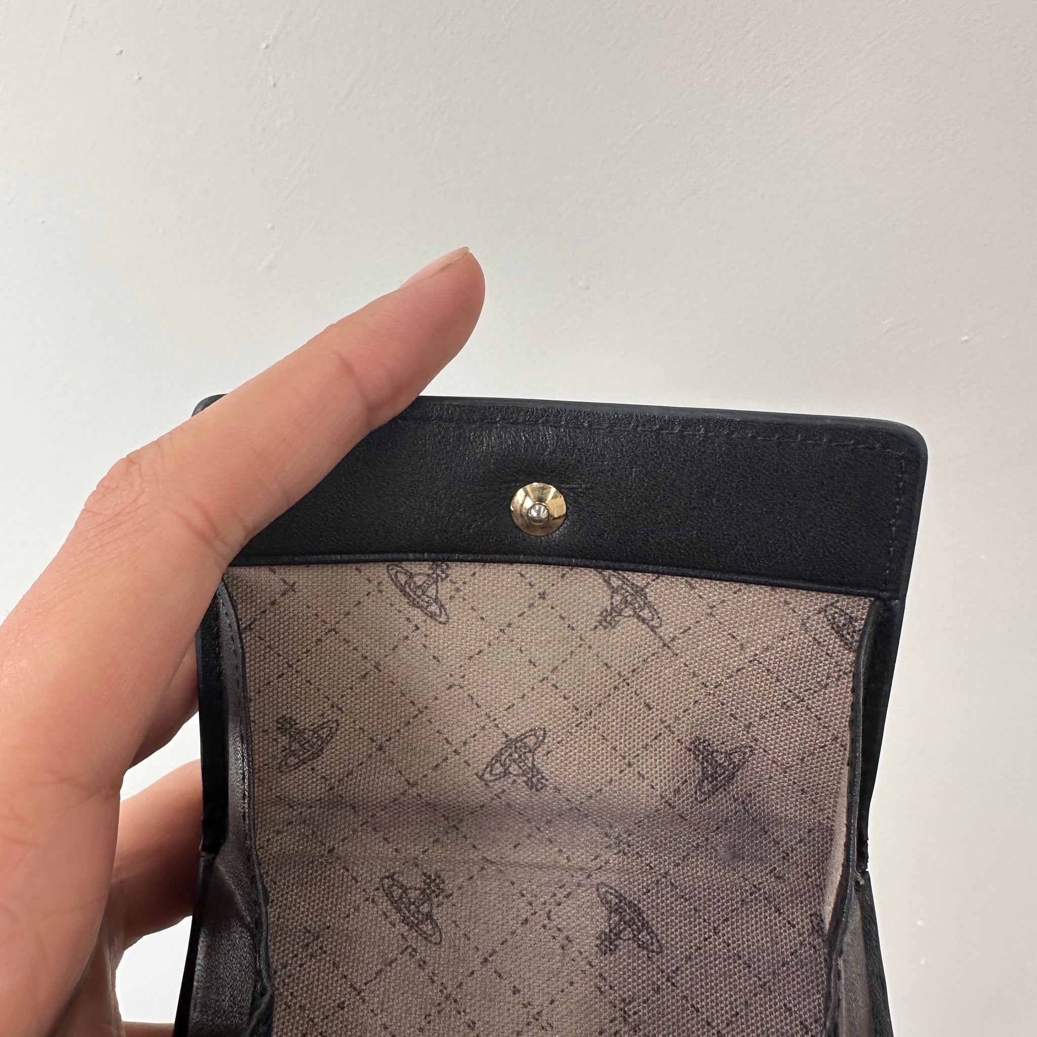 Vivienne Westwood Patent Leather Logo Orb Wallet