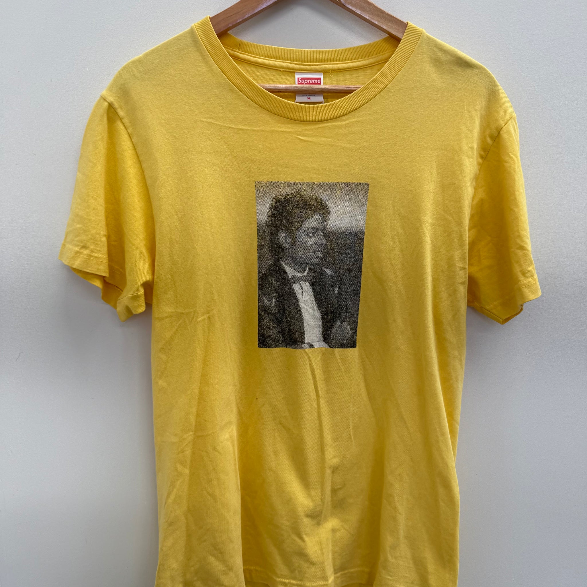 Supreme Michael Jackson T Shirt Yellow (Size M)