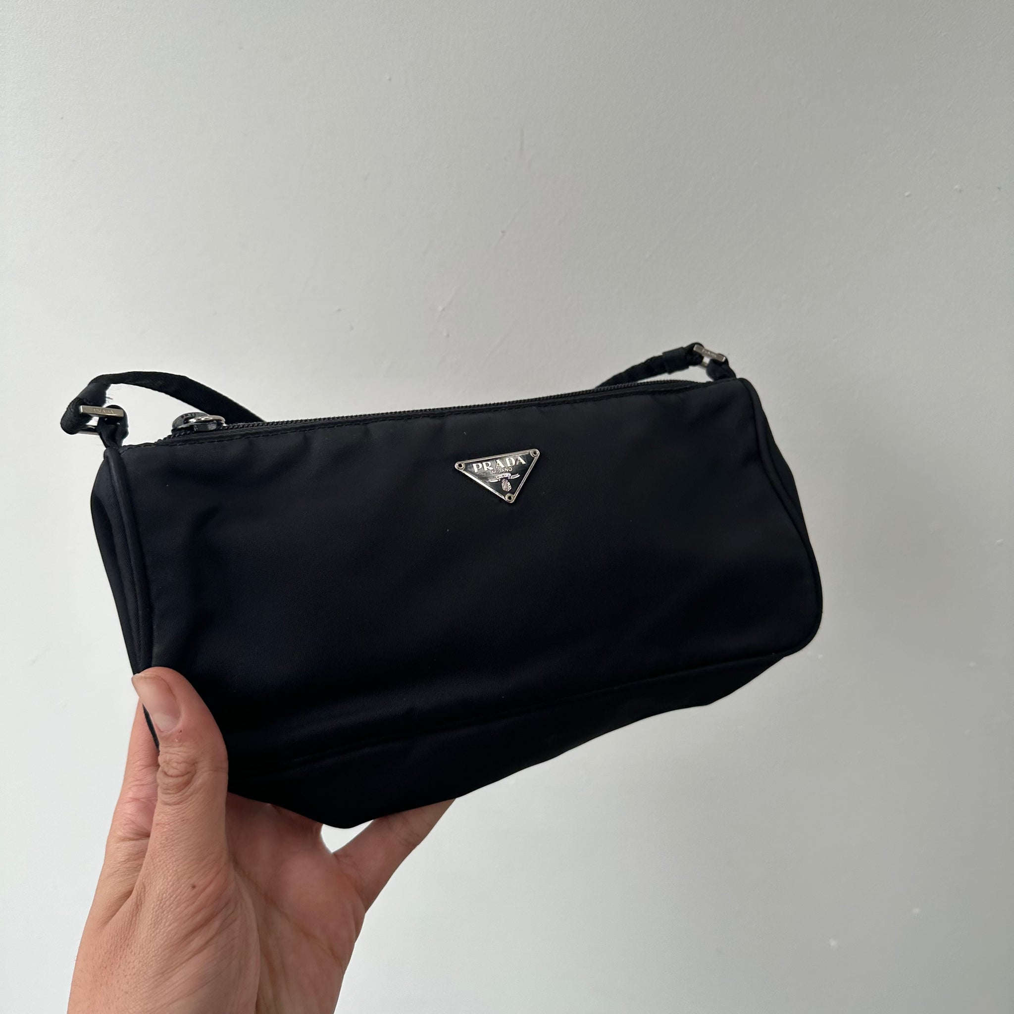 Prada Black Pochette Shoulder Bag