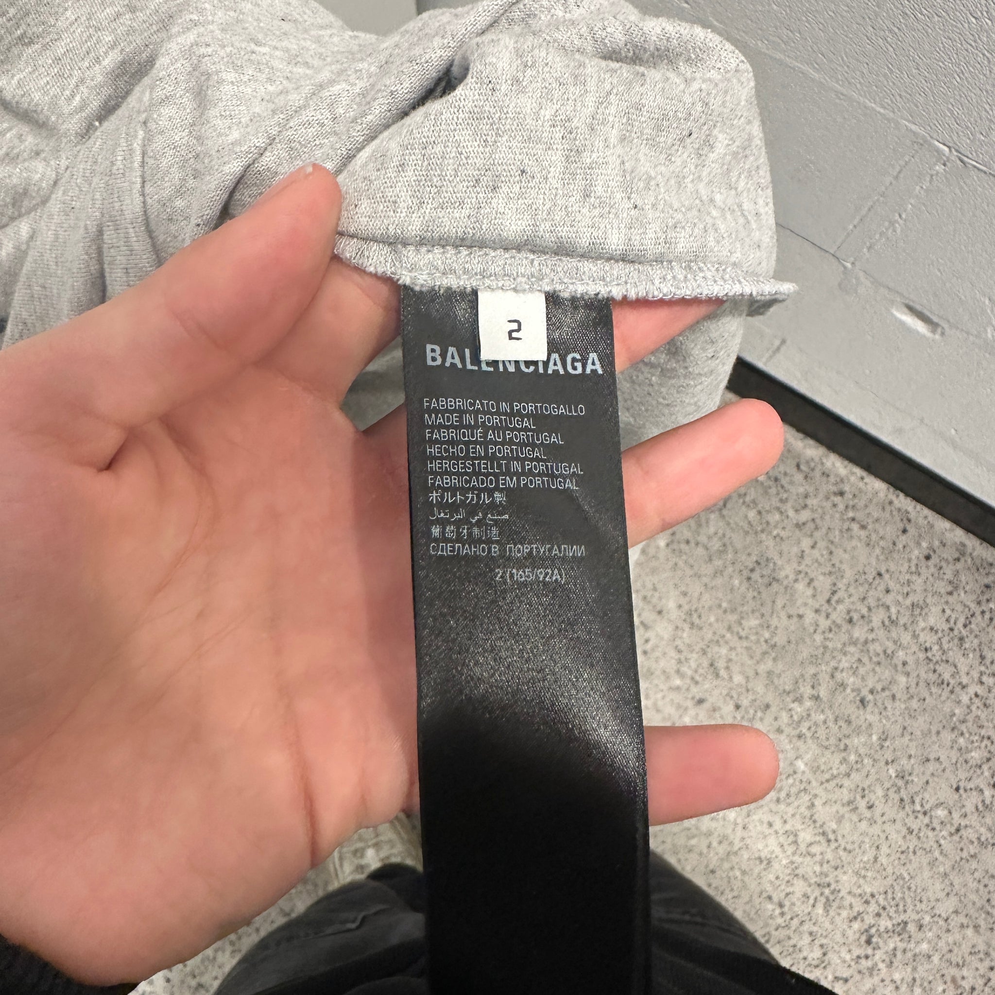 Balenciaga Be Kind Grey T Shirt (Size 2)