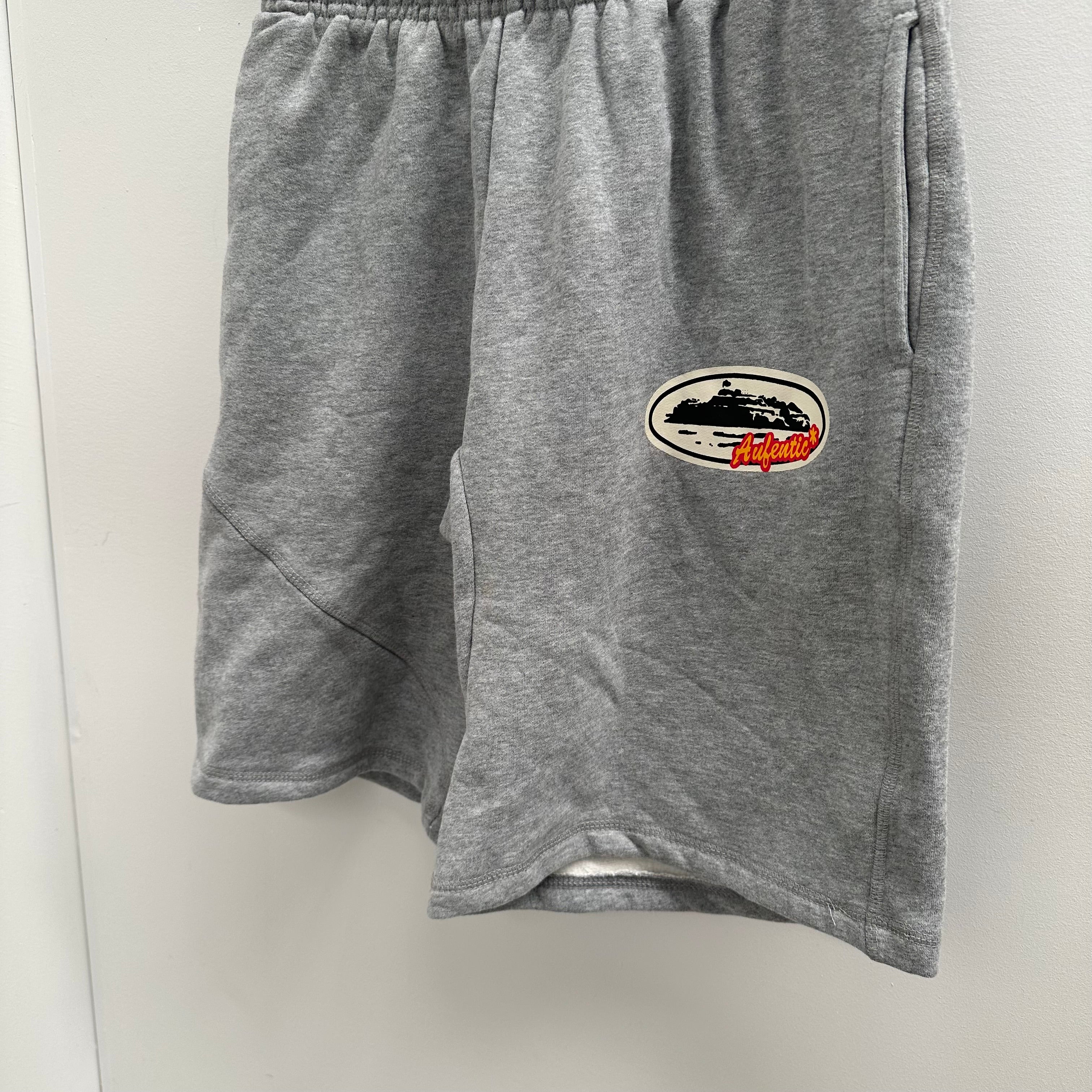 Corteiz Aufentic Shorts Grey (Size XL)