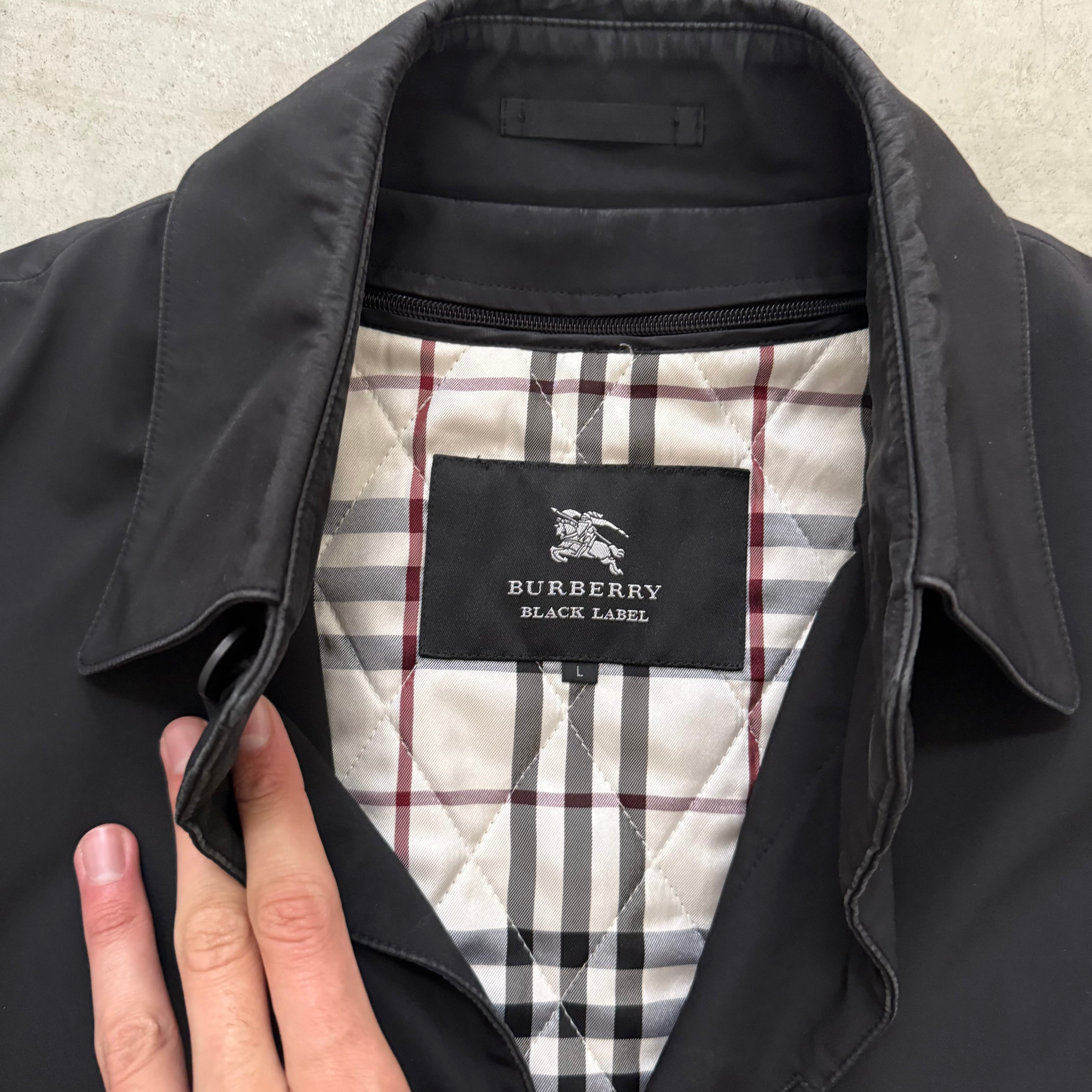 Burberry Black Label Vintage Long Coat (Size L) – Curated by Charbel