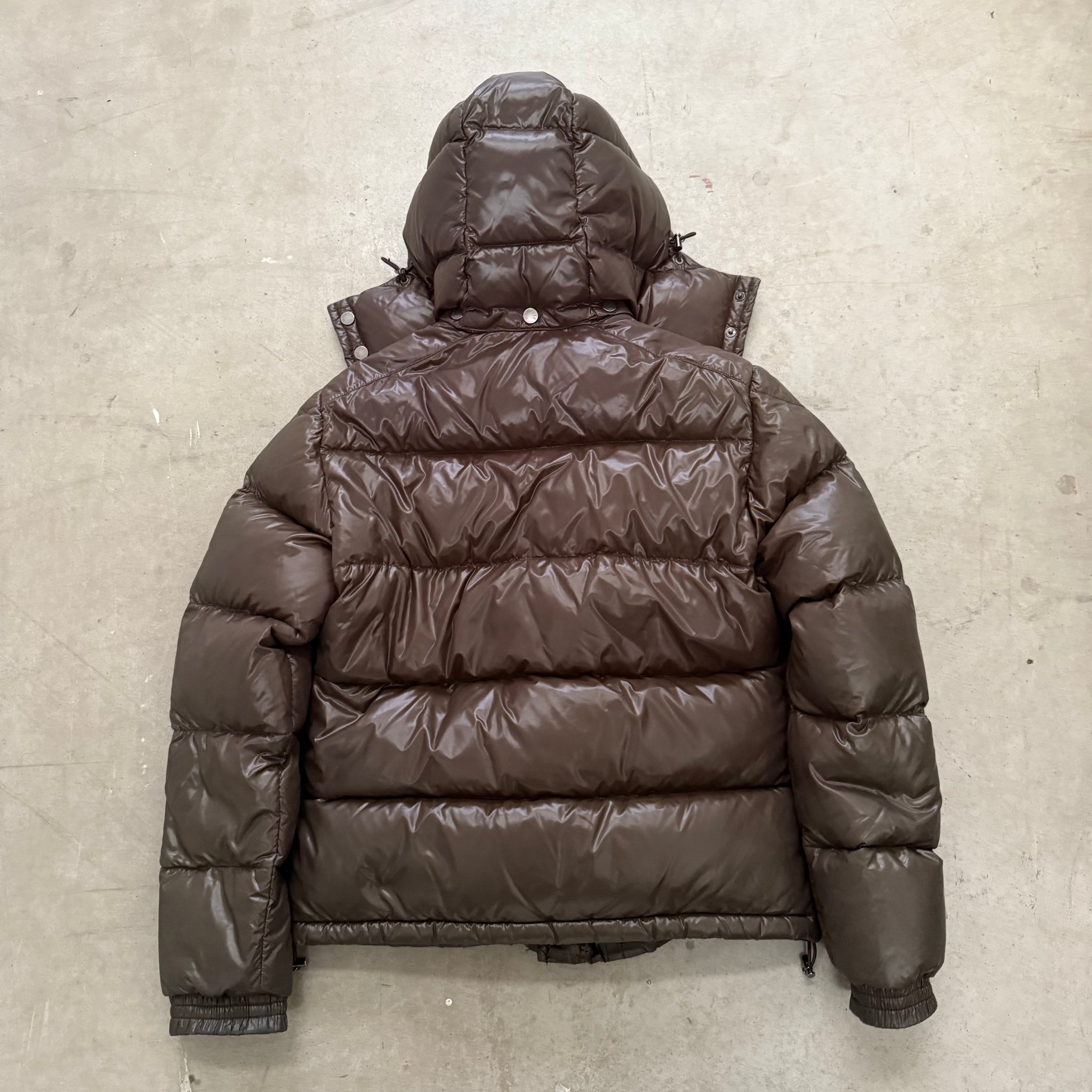 Moncler Khaki Green Classic Puffer Jacket (Size M)