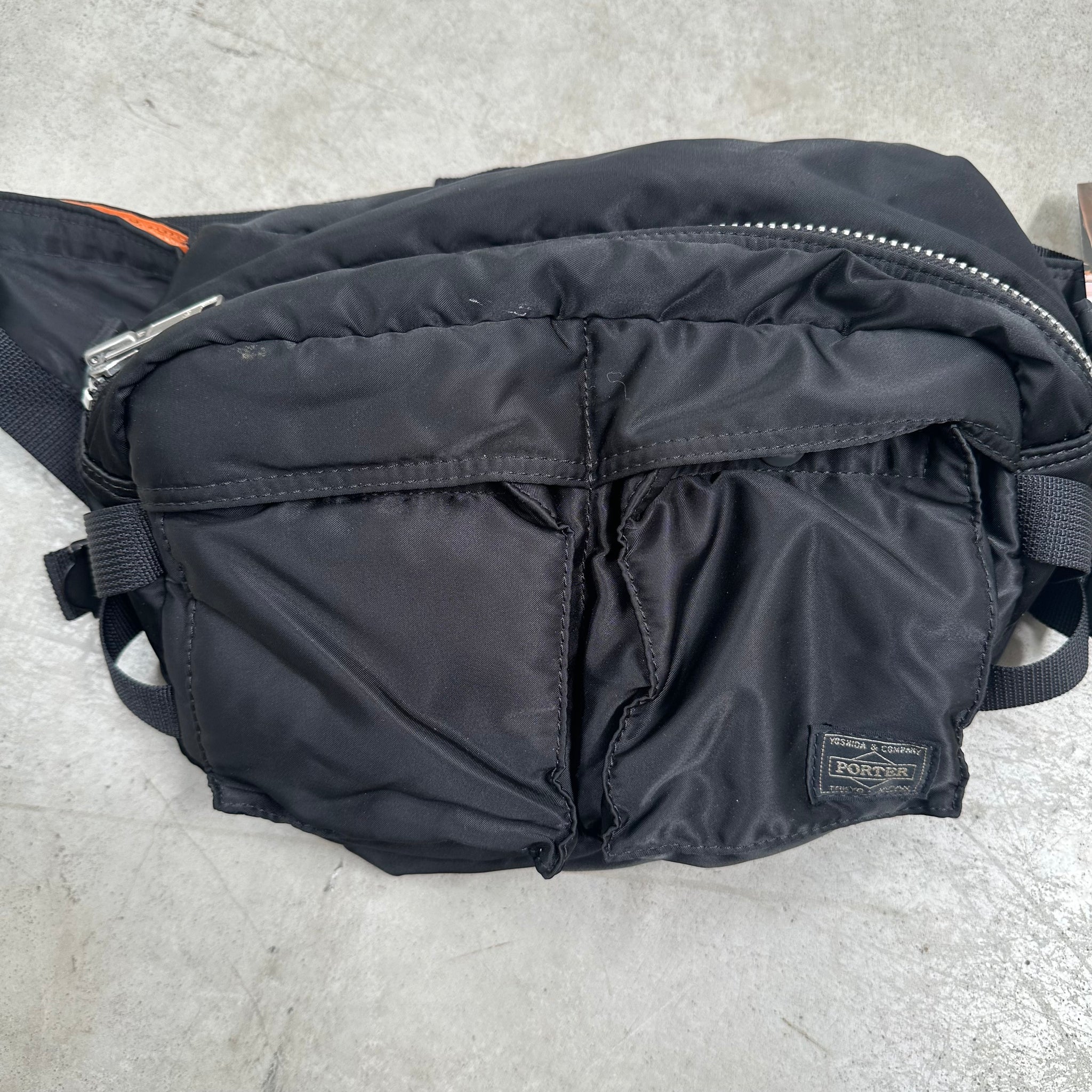 Porter Yoshida Japan Tanker Waist / Bum Bag Black