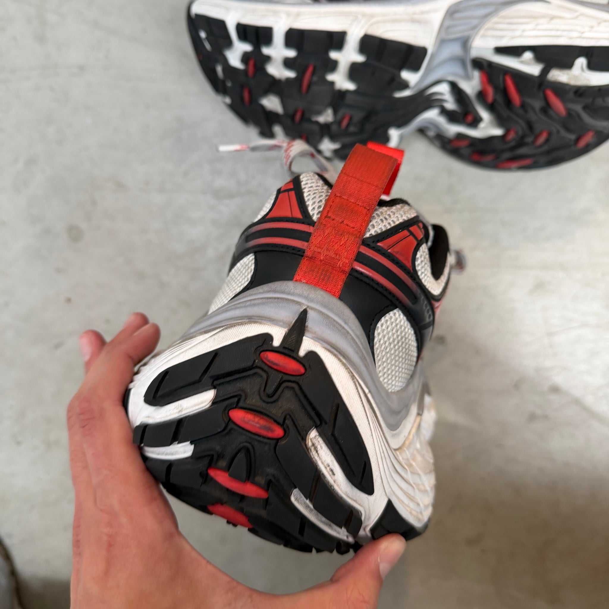Balenciaga 10XL Worn-Out Grey White Red (EU44/US11)
