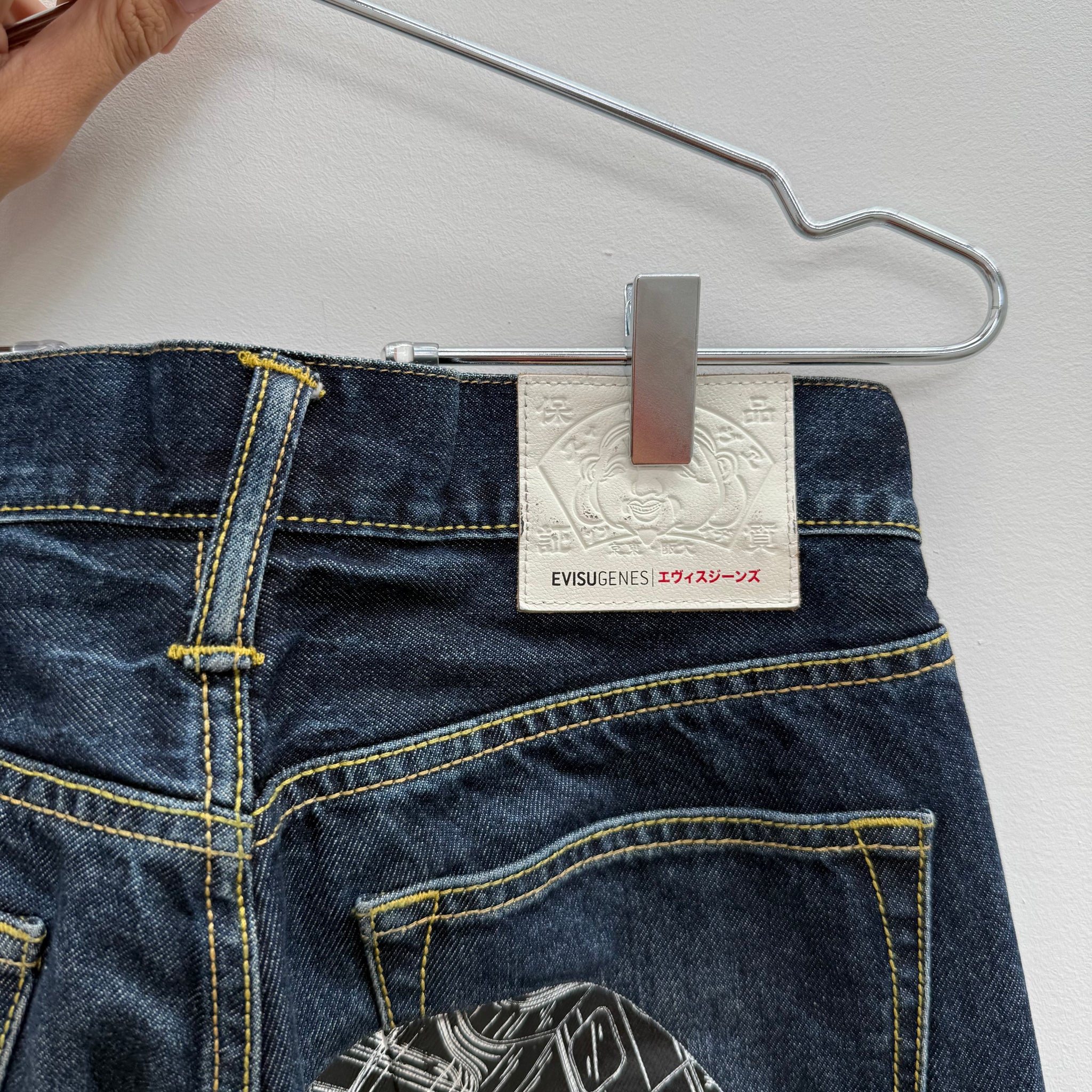 Evisu Genes Back Logo Jeans (Size 29)