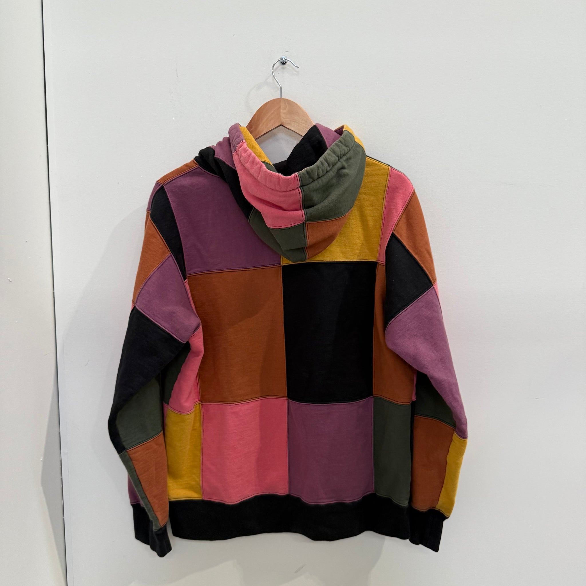 Supreme Patchwork Hoodie Black (Size M)