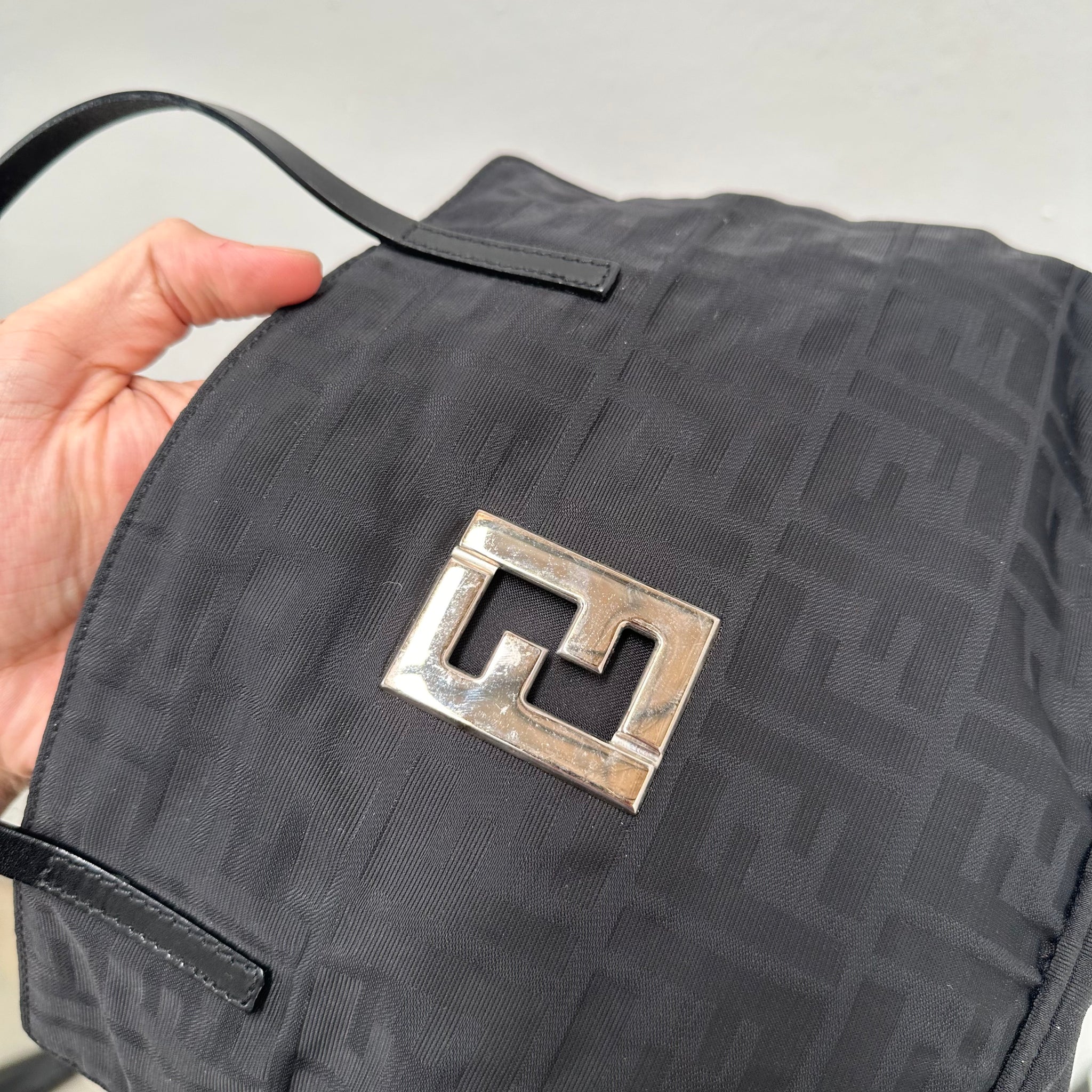Fendi FF Zucca Tote Bag Black