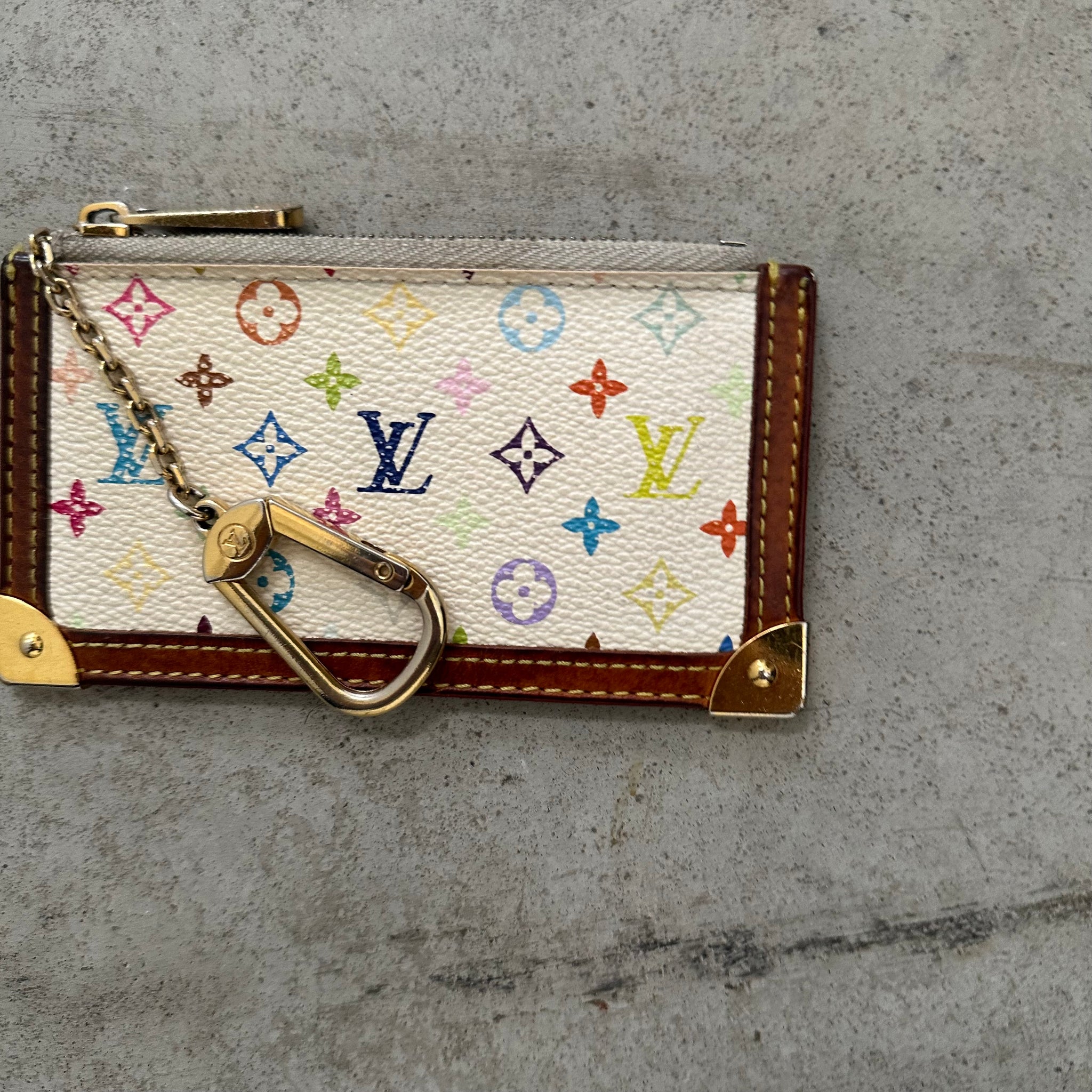 Louis Vuitton Takashi Murakami Pochette Cles Coin Purse
