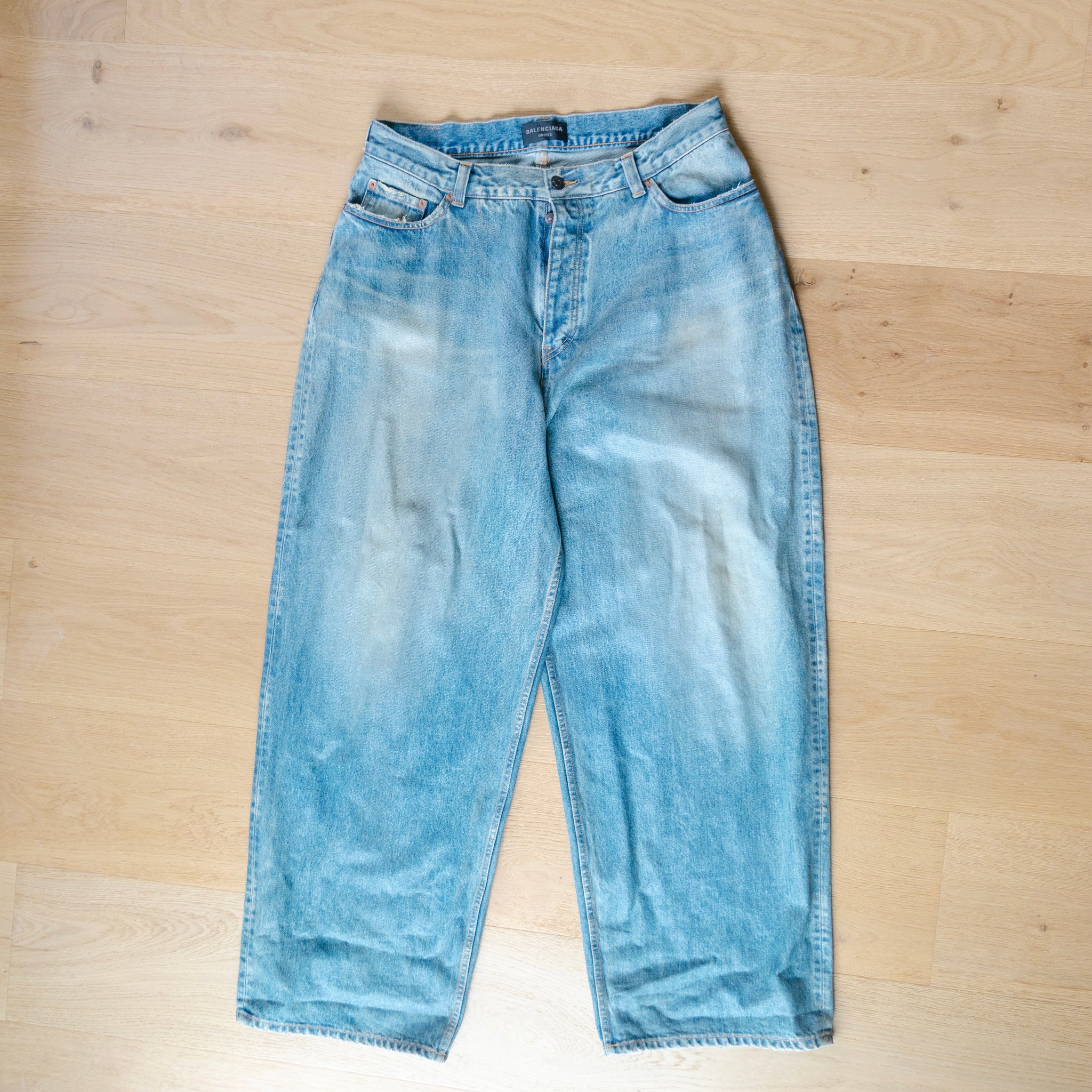 Balenciaga Large Fit Baggy Denim Jeans (fits L-XL)