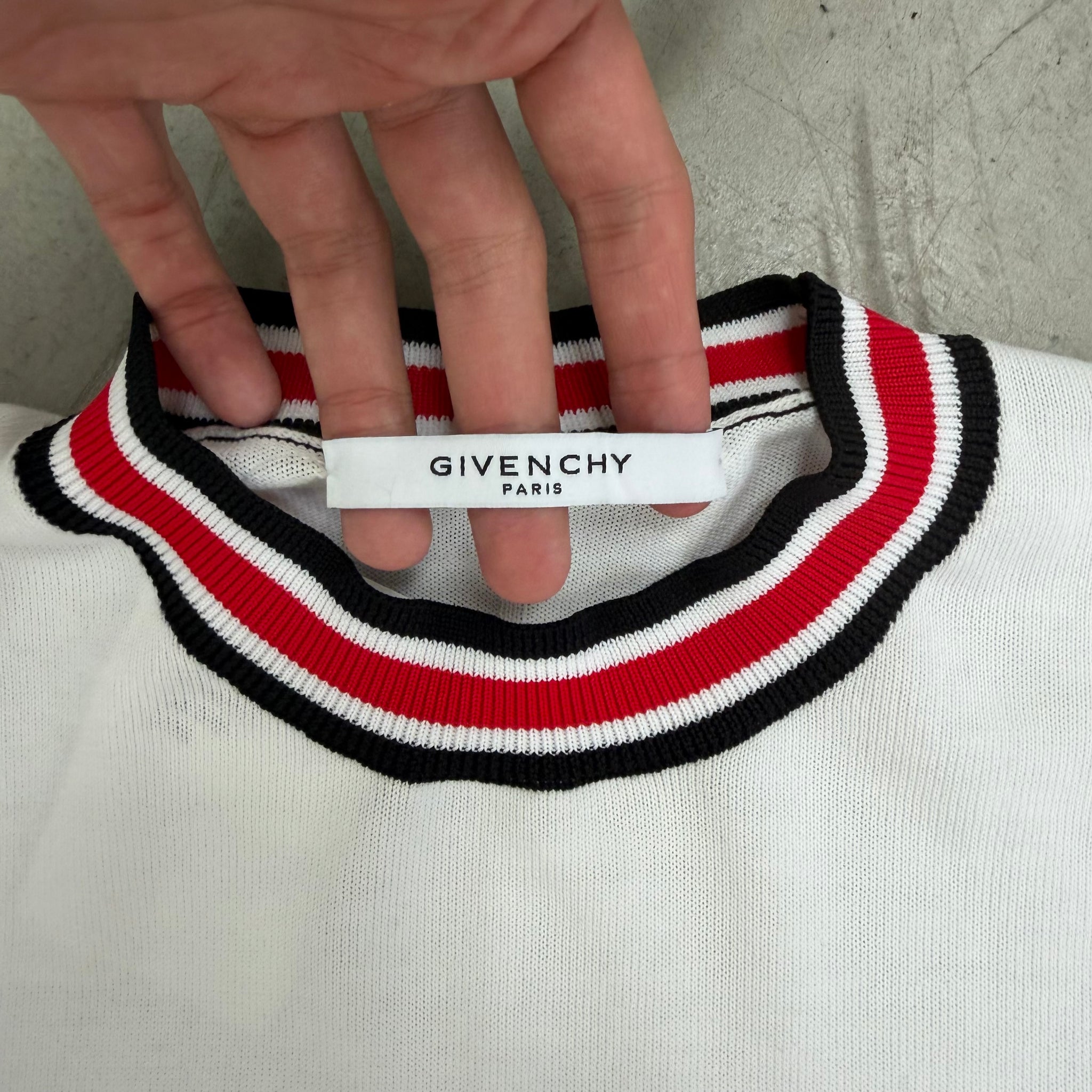 Givenchy SS18 Star and Stripe Knit Crewneck (fits XS-S)