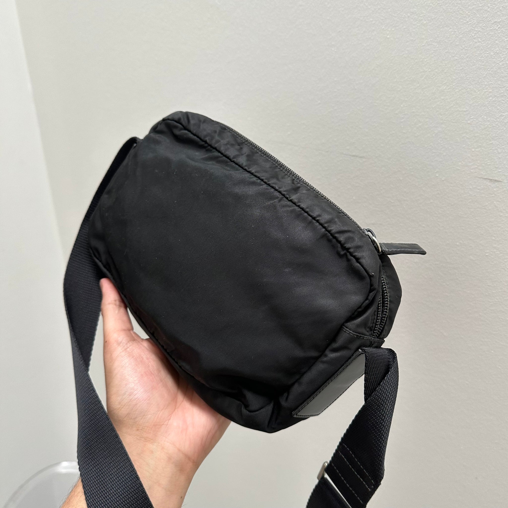 Prada Black Crossbody Bag with Long Strap