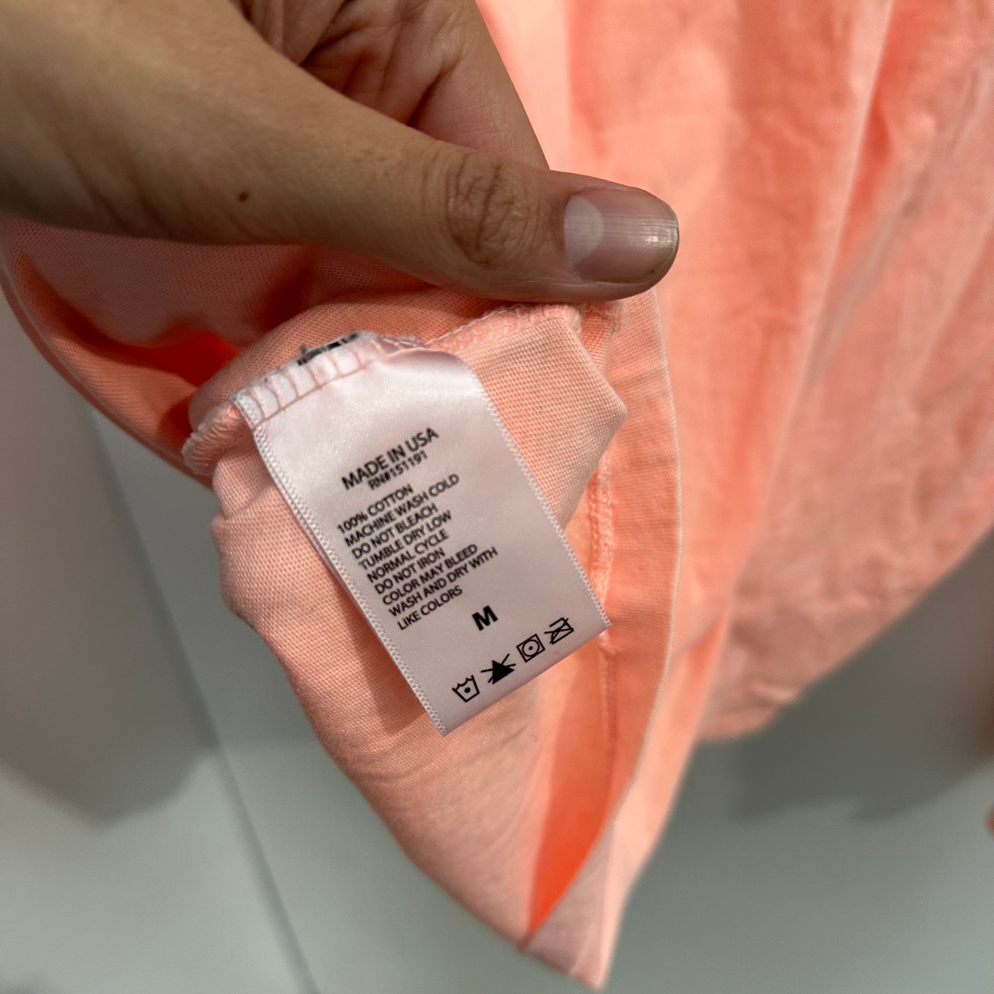 Yeezy Calabasas Neon Orange Long Sleeve Tshirt (Size M)