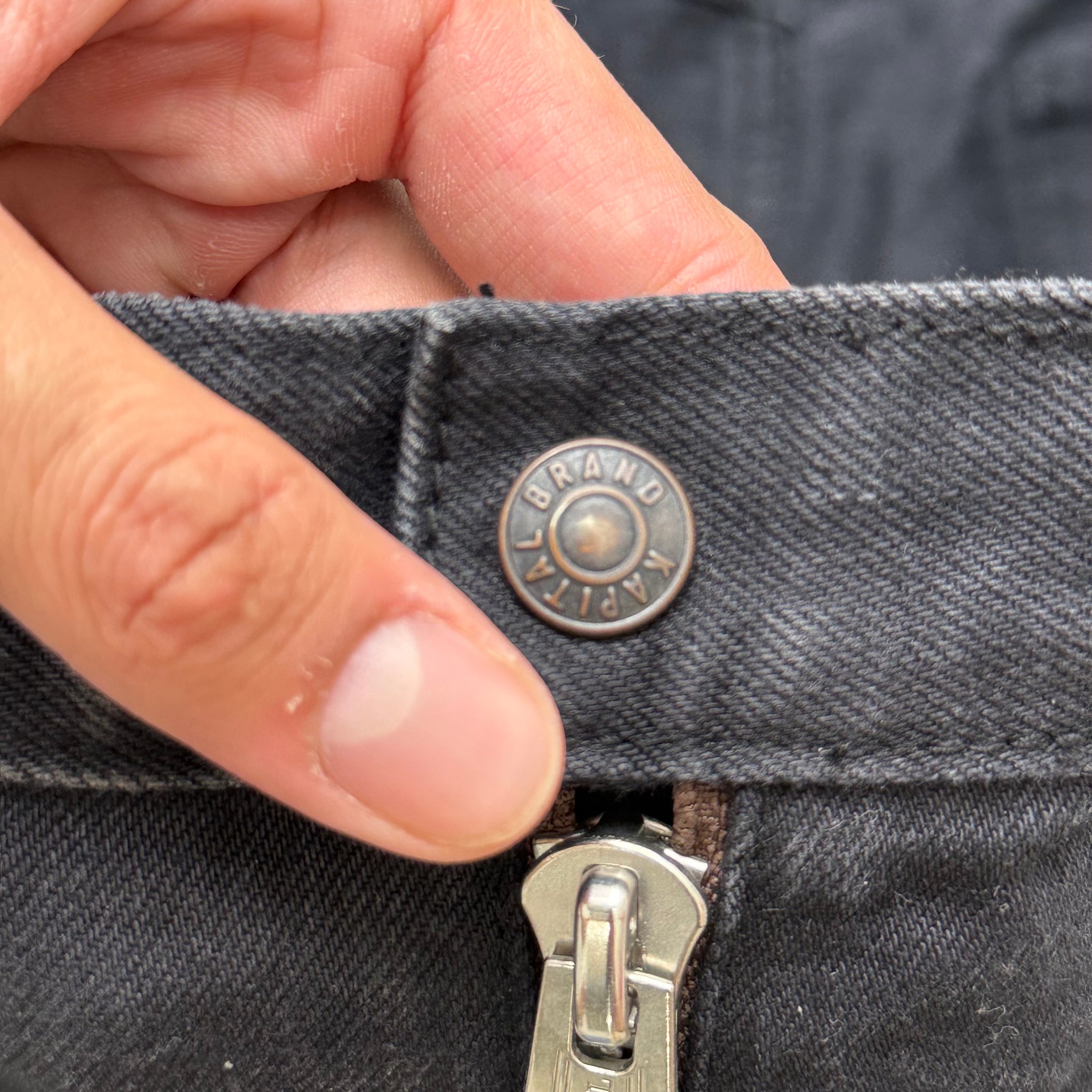 Kapital Bootcut Zip Denim