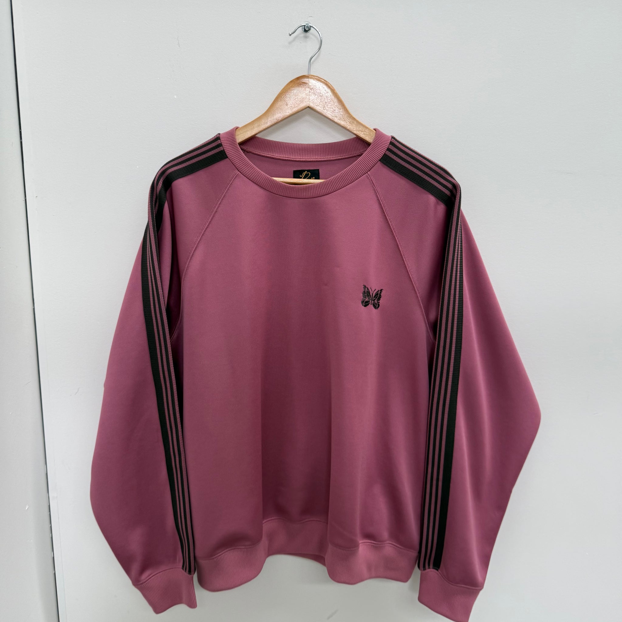Needles Pink Logo Crewneck (Size M)