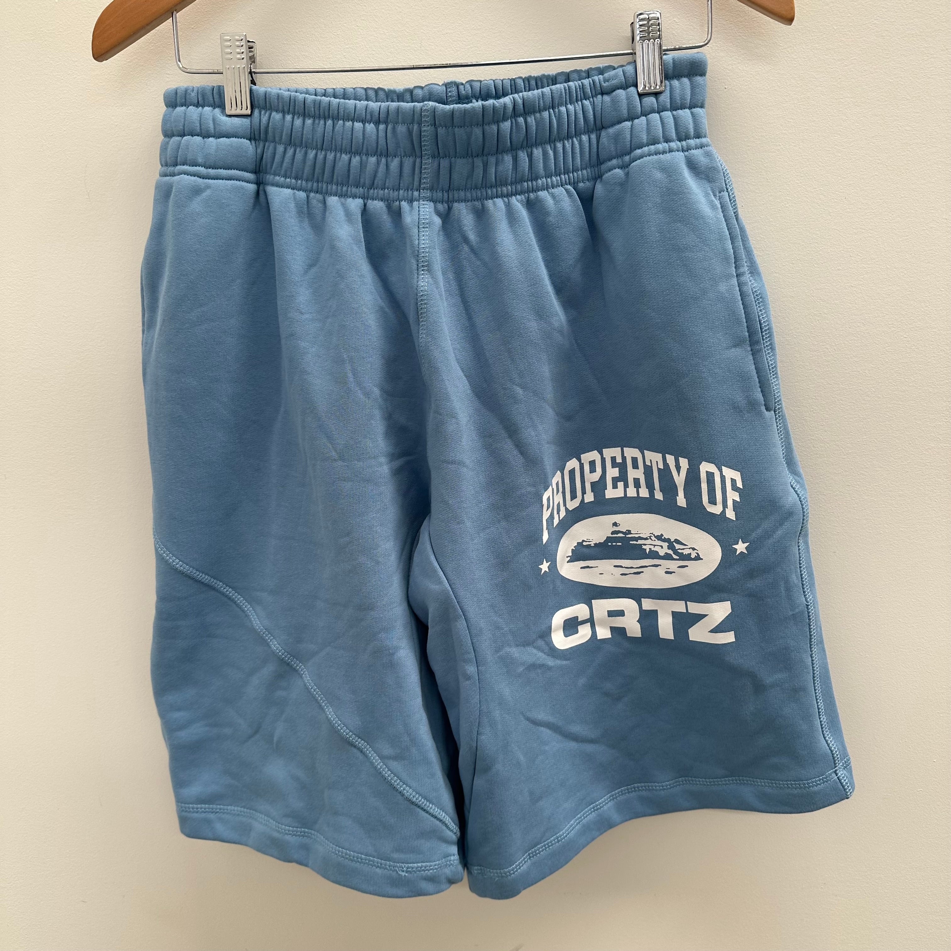 Corteiz Property of Corteiz Shorts Blue (Size L)