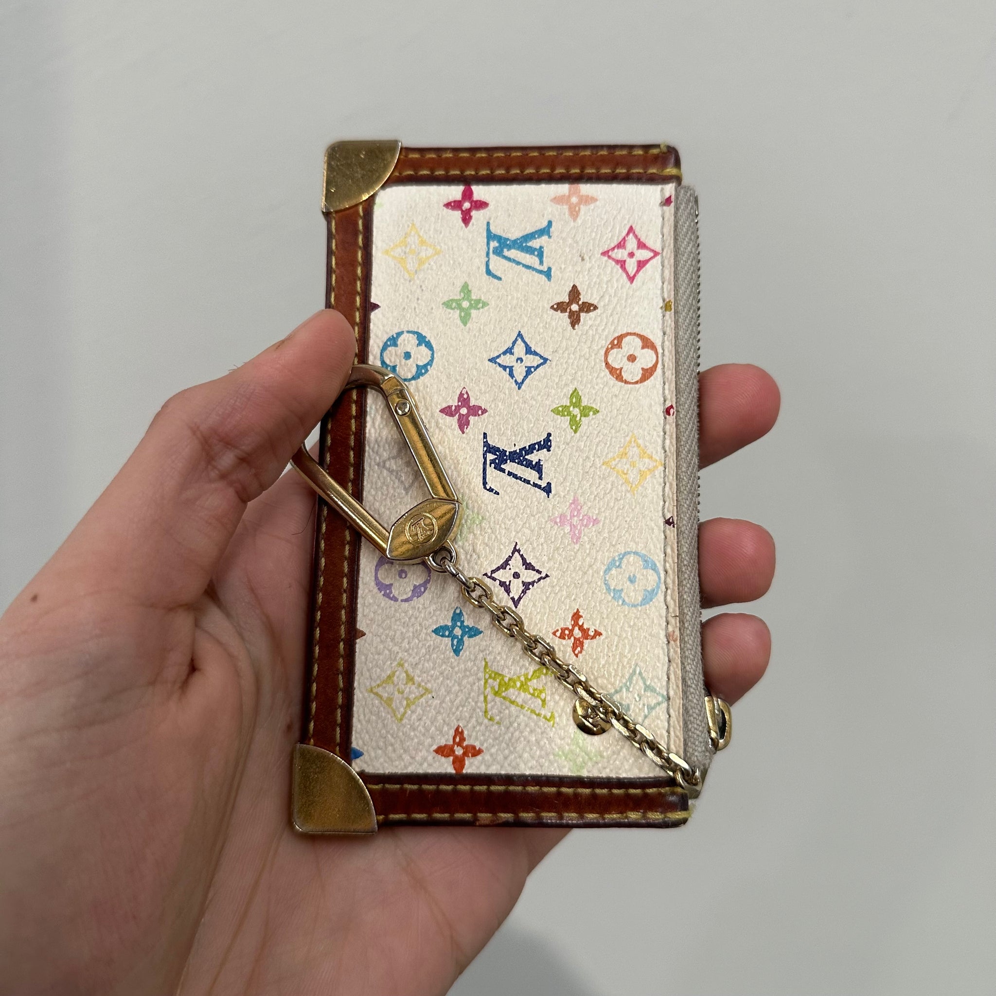 Louis Vuitton Takashi Murakami Pochette Cles Coin Purse