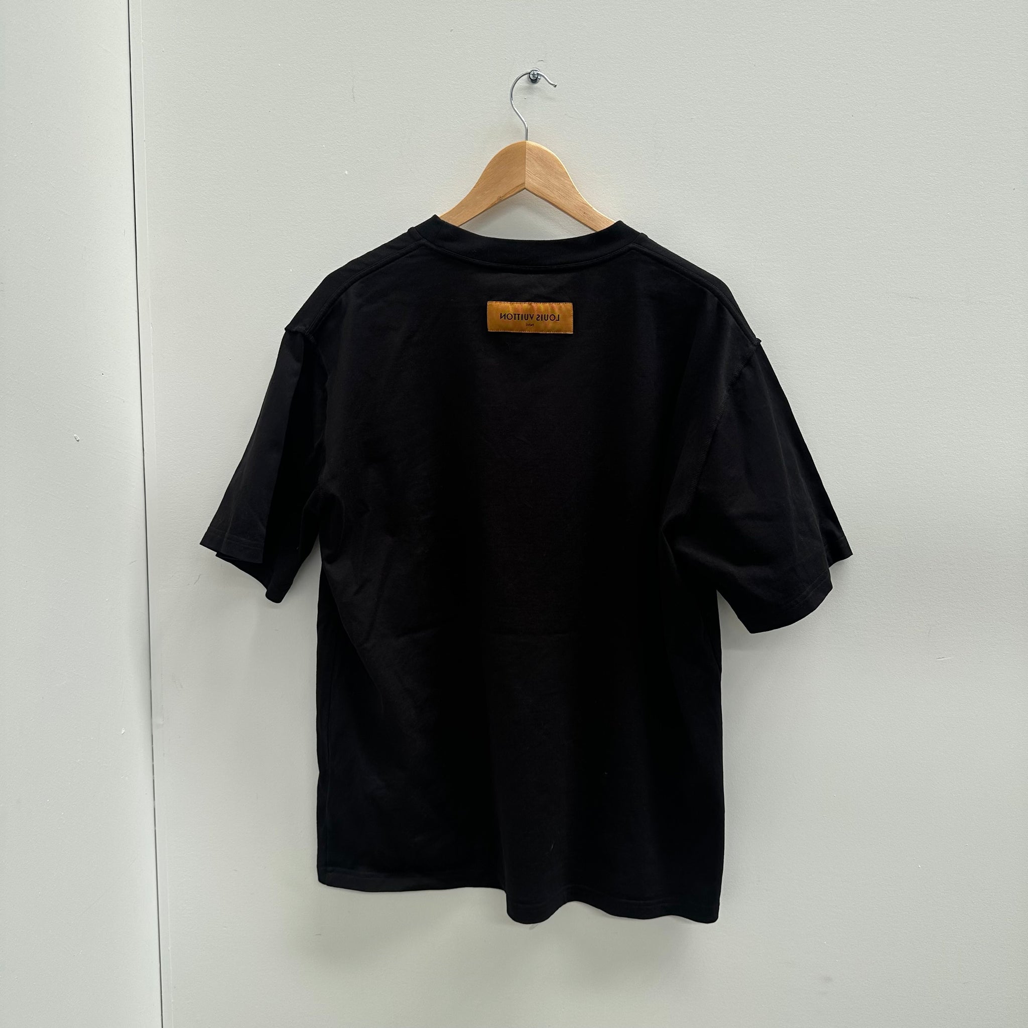 Louis Vuitton Black 'LV Stitch' TShirt (Size XXL)