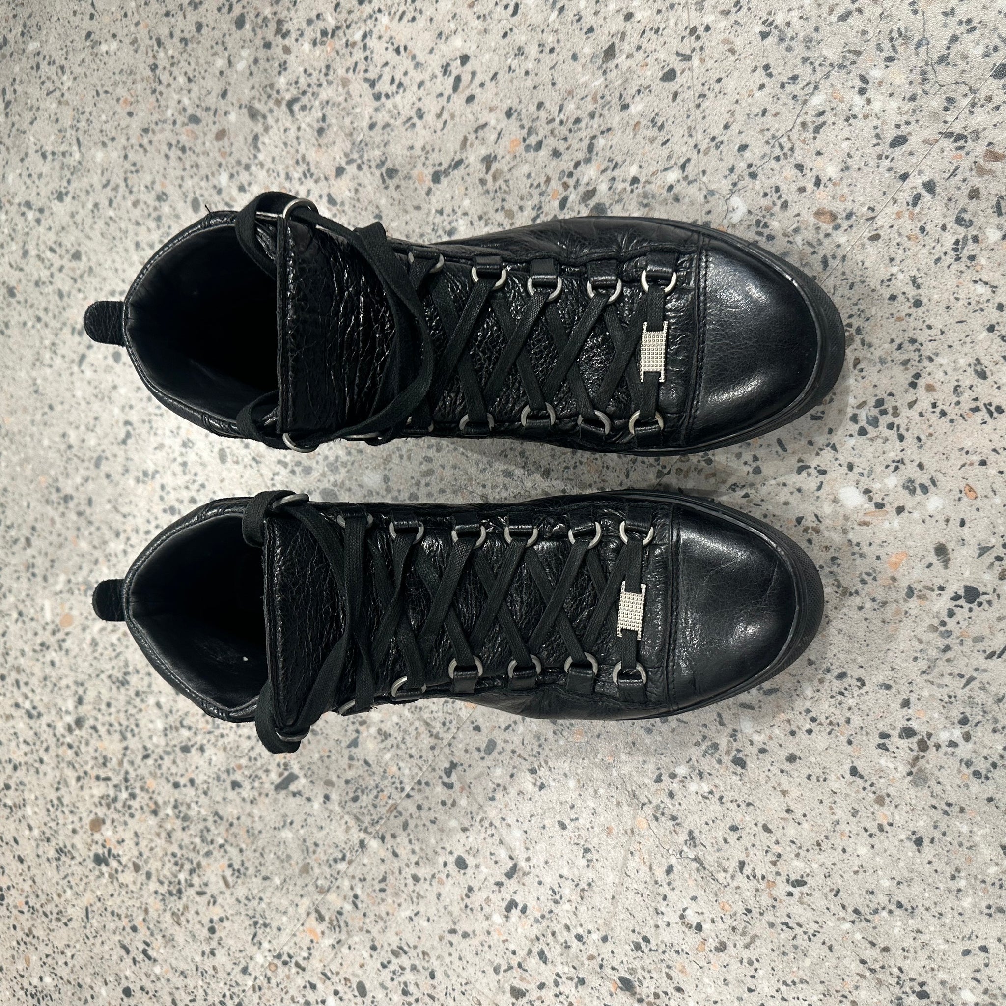 Balenciaga Black Arena High Black Leather (EU42 / US9)