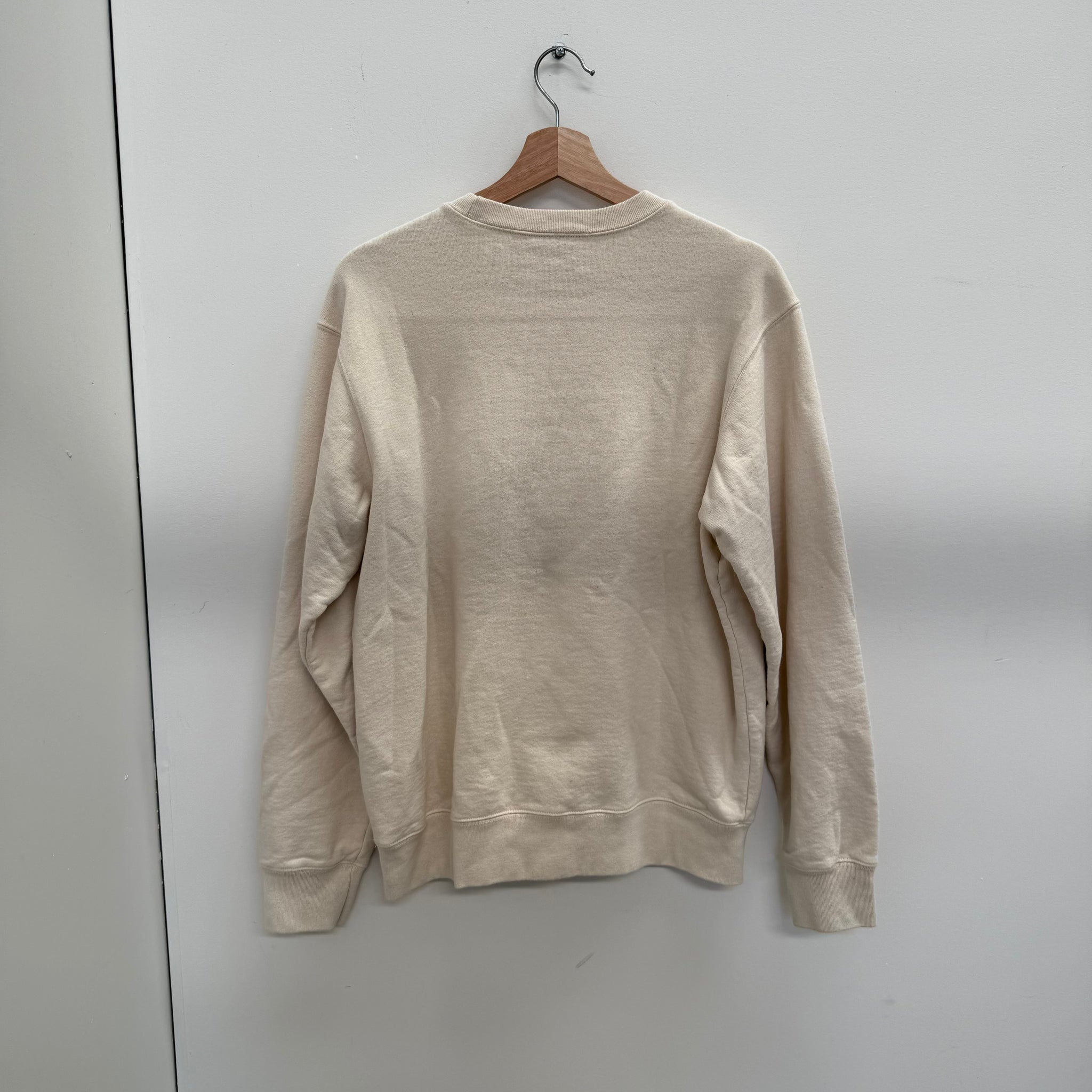 Supreme Cutout Box Logo Crewneck Natural (Size S)