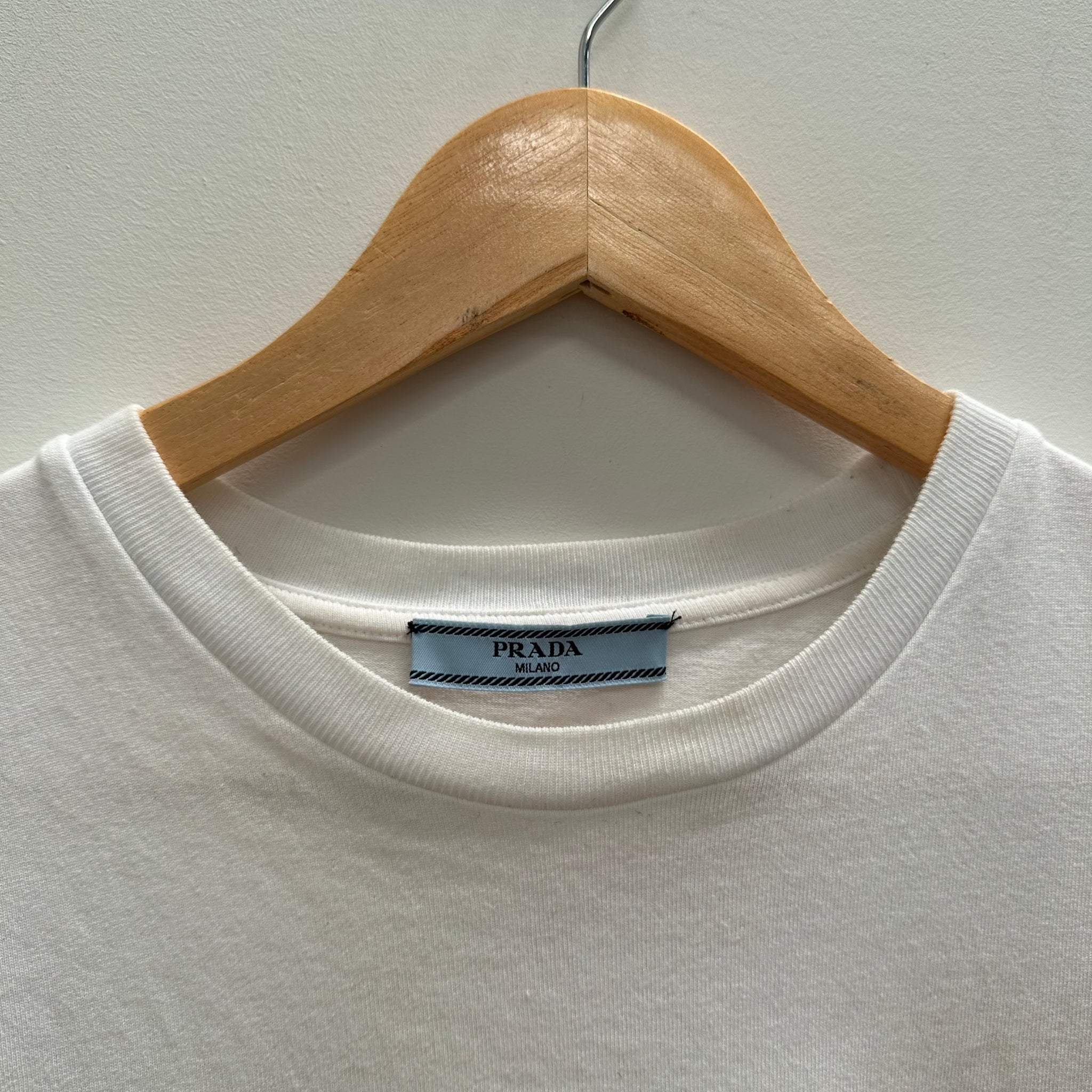 Prada Jersey T-Shirt White (Size XS)