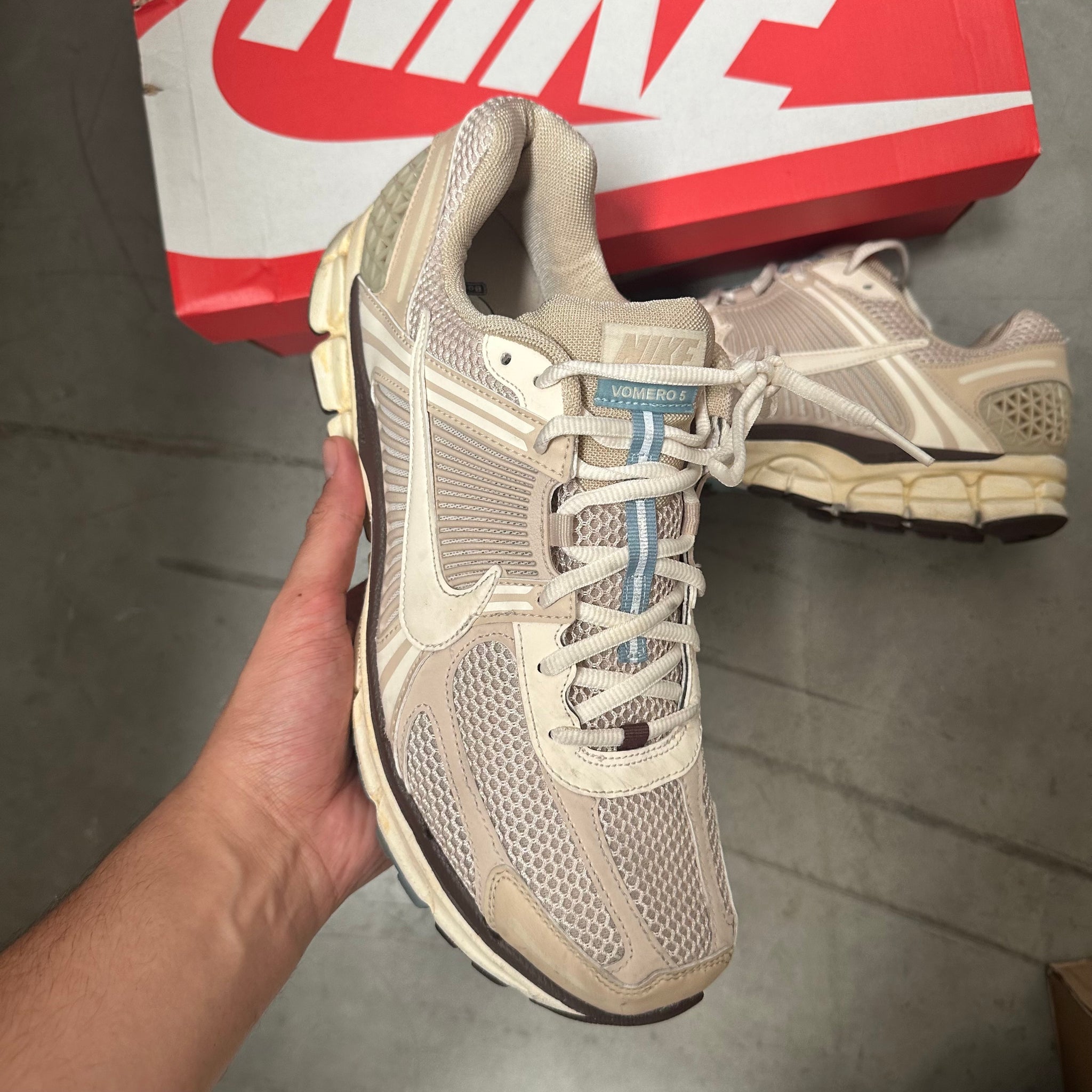Nike Vomero 5 Oatmeal Sneakers US12.5 MENS / US14 WOMENS