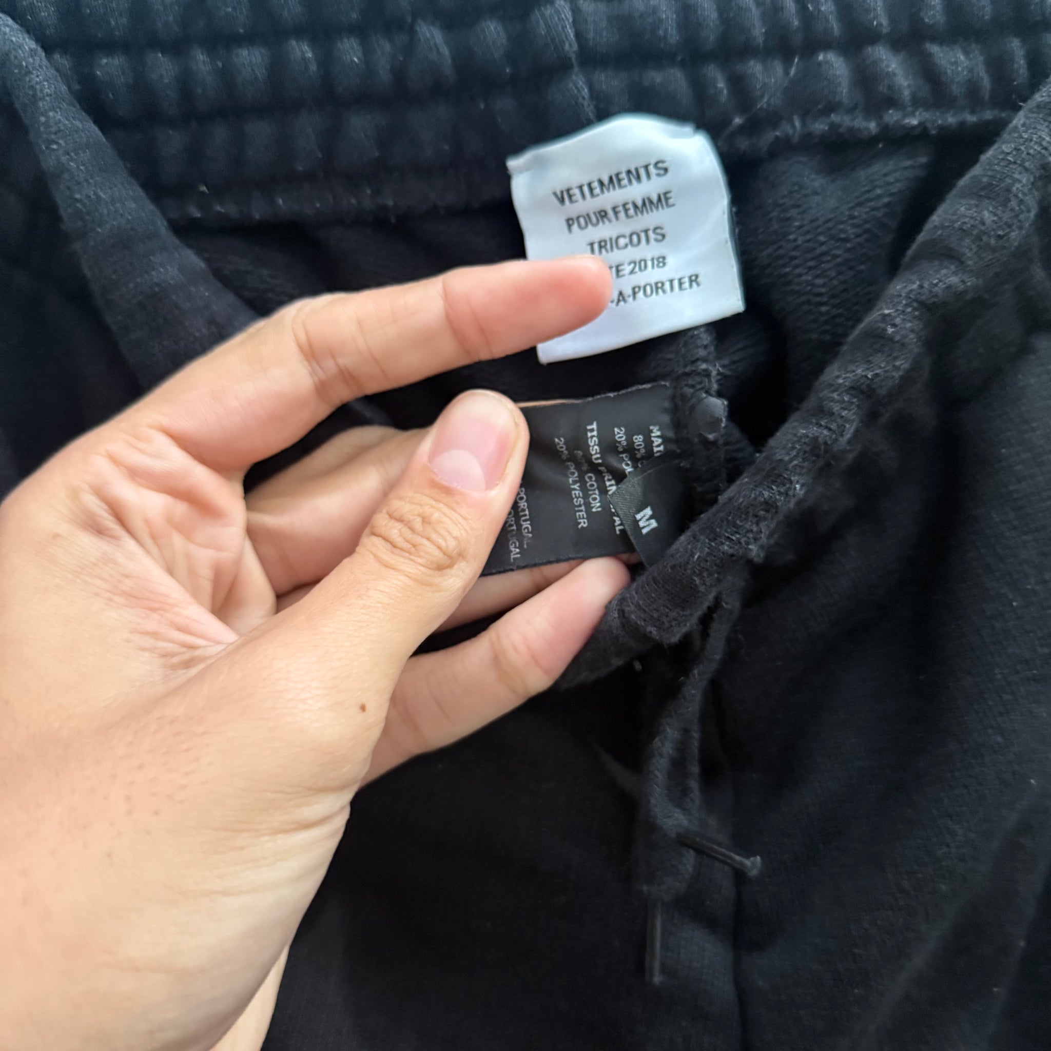 Vetements Long Tape Detail S/S18 Shorts (Size M)