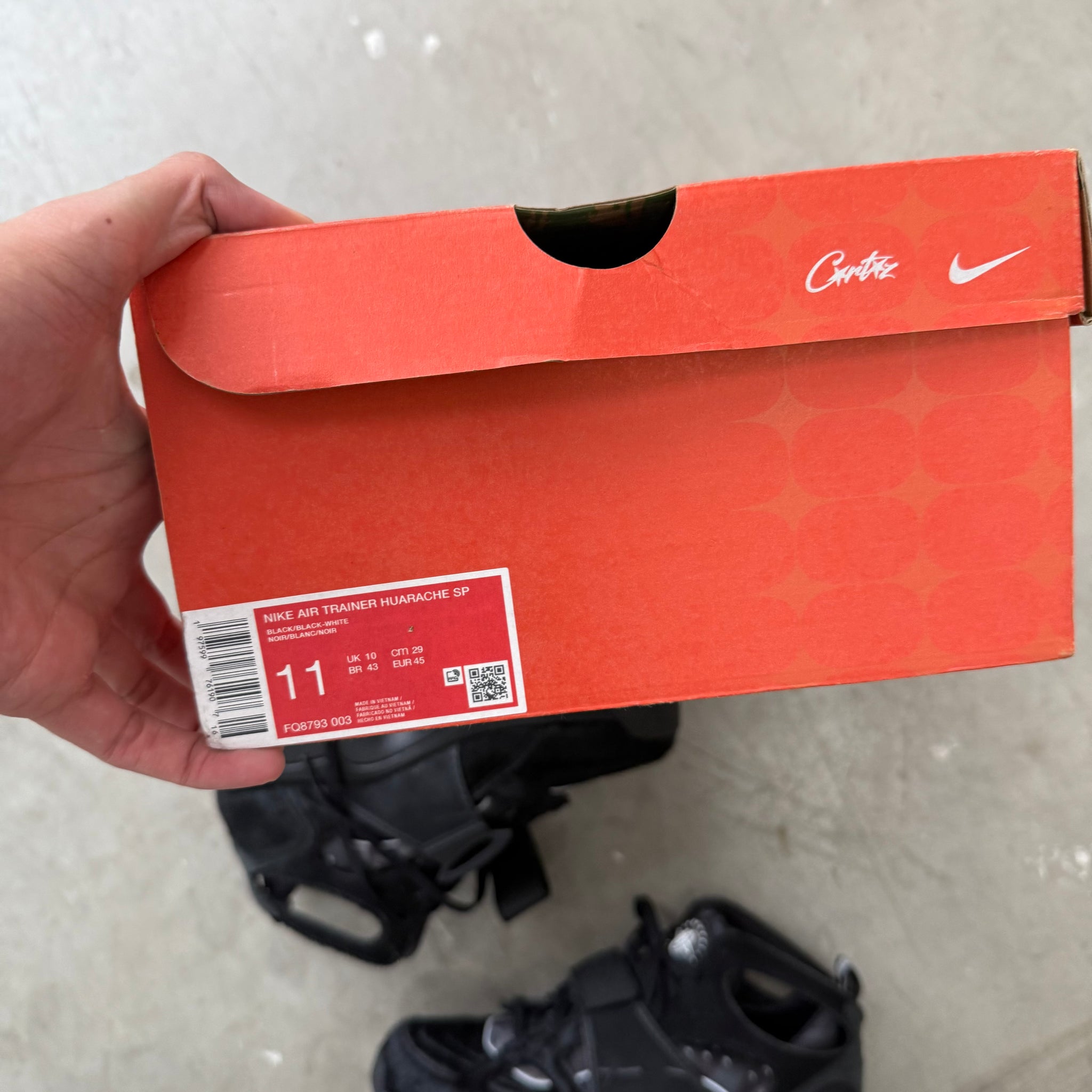 Nike Corteiz Hurache Black (US11)