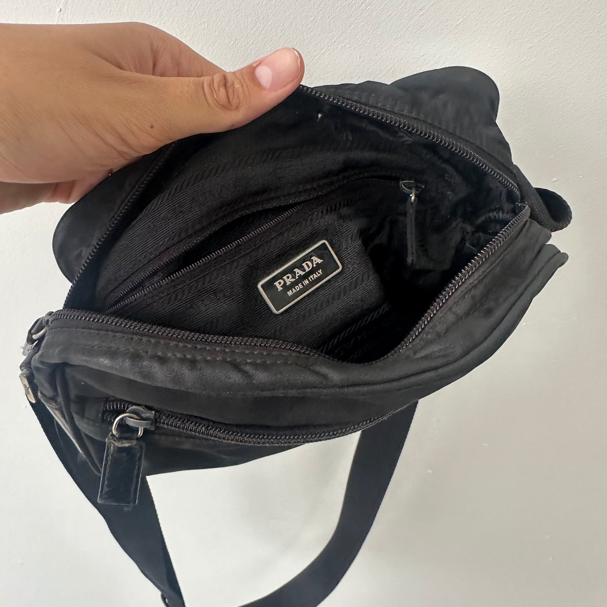 Prada Black Messenger/Crossbody Bag