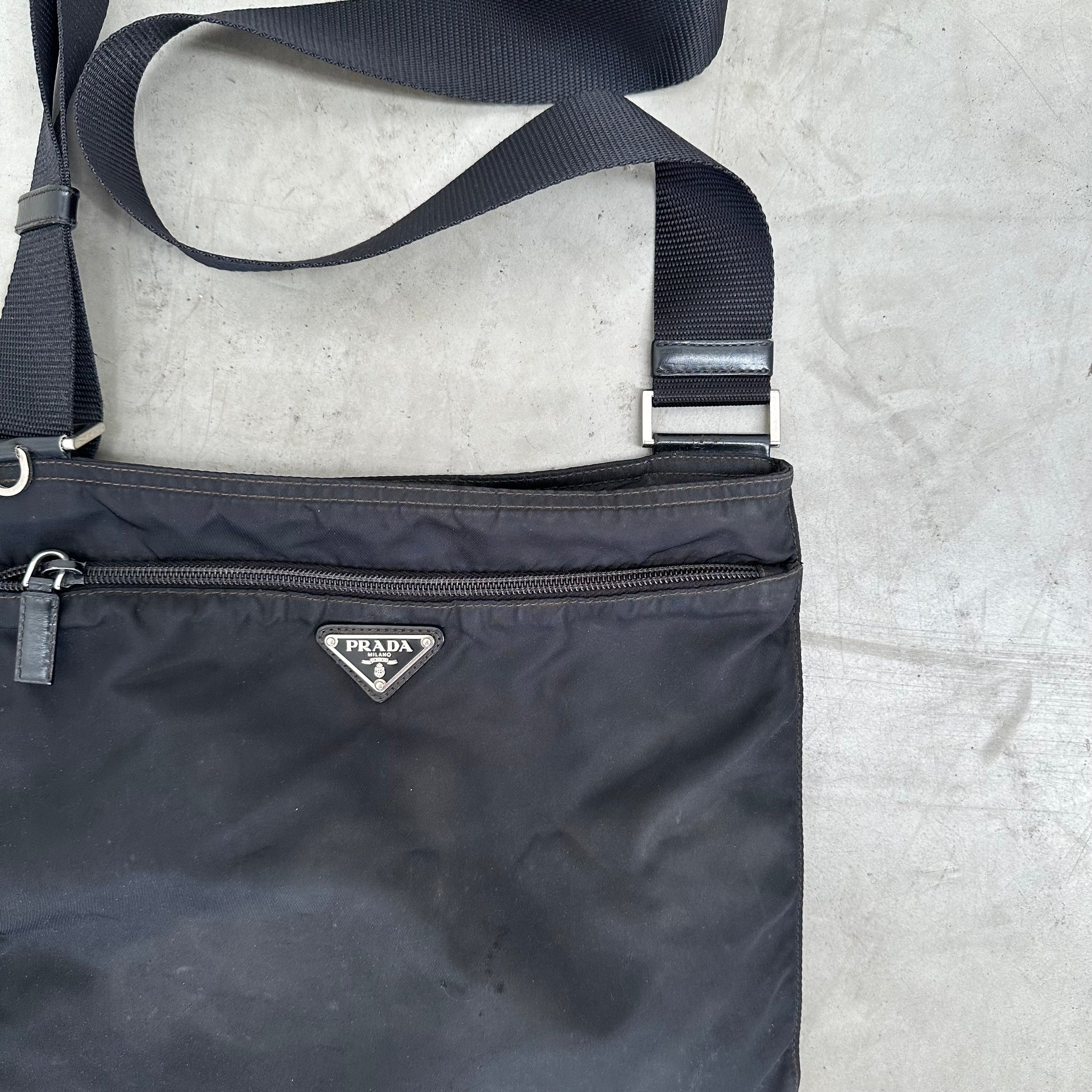 Prada Black Crossbody Messenger Bag
