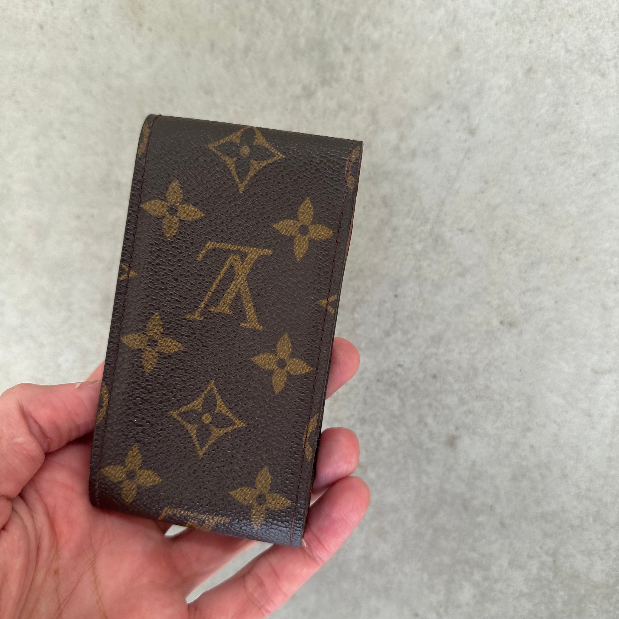 Louis Vuitton Monogram Cigarette Case Brown