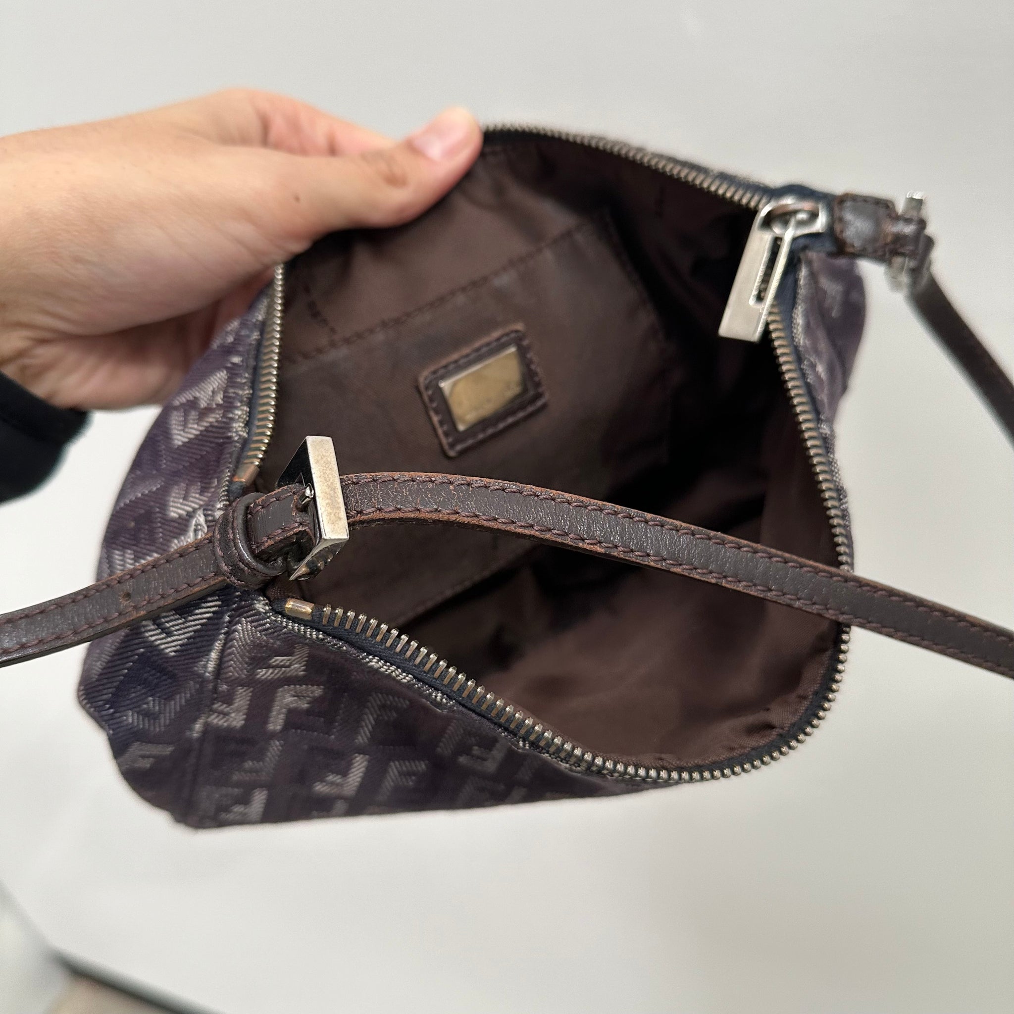 Fendi Pochette Vintage Denim Bag
