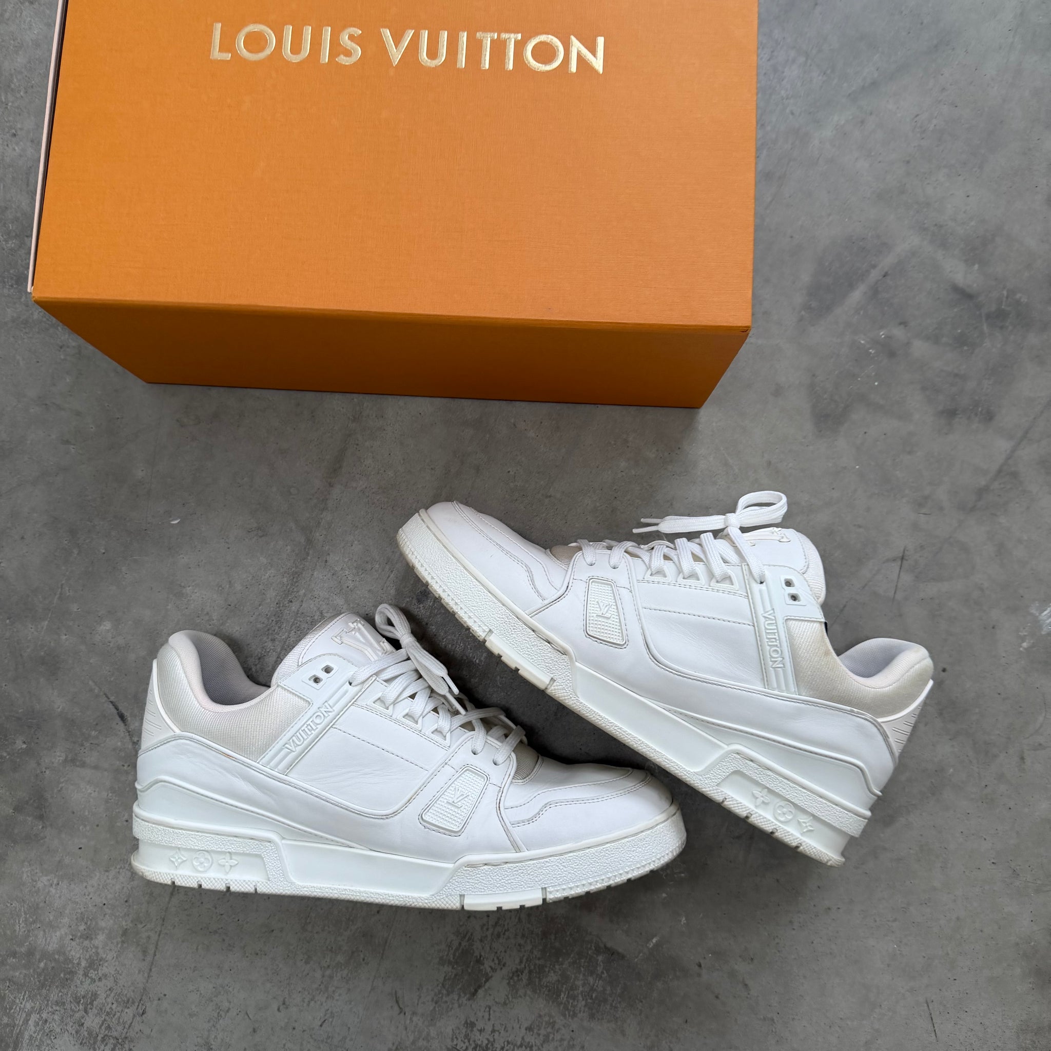 Louis Vuitton LV Trainer Sneakers White (fits US11-11.5)