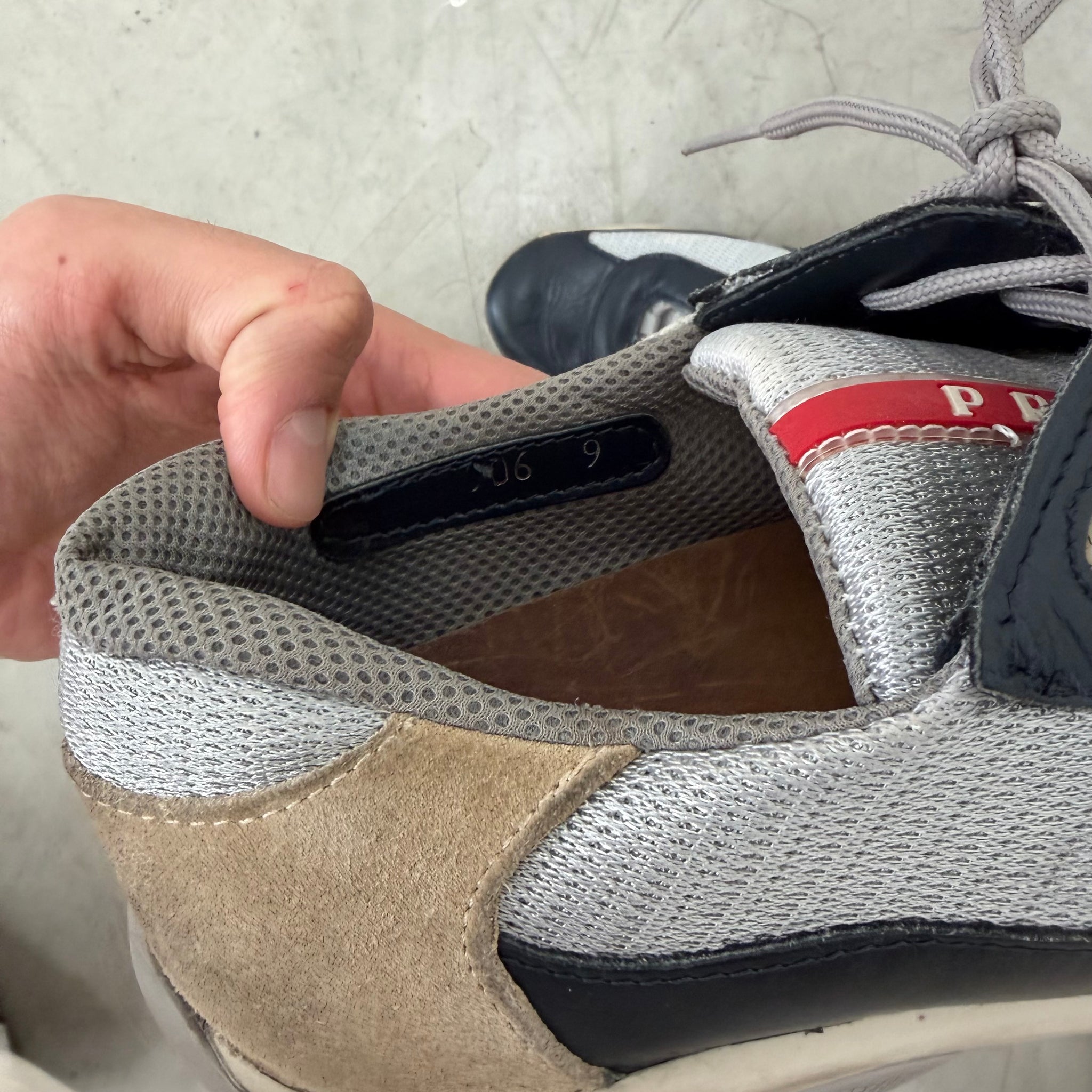 Prada Vintage America’s Cup Sneakers (fits US11-11.5)
