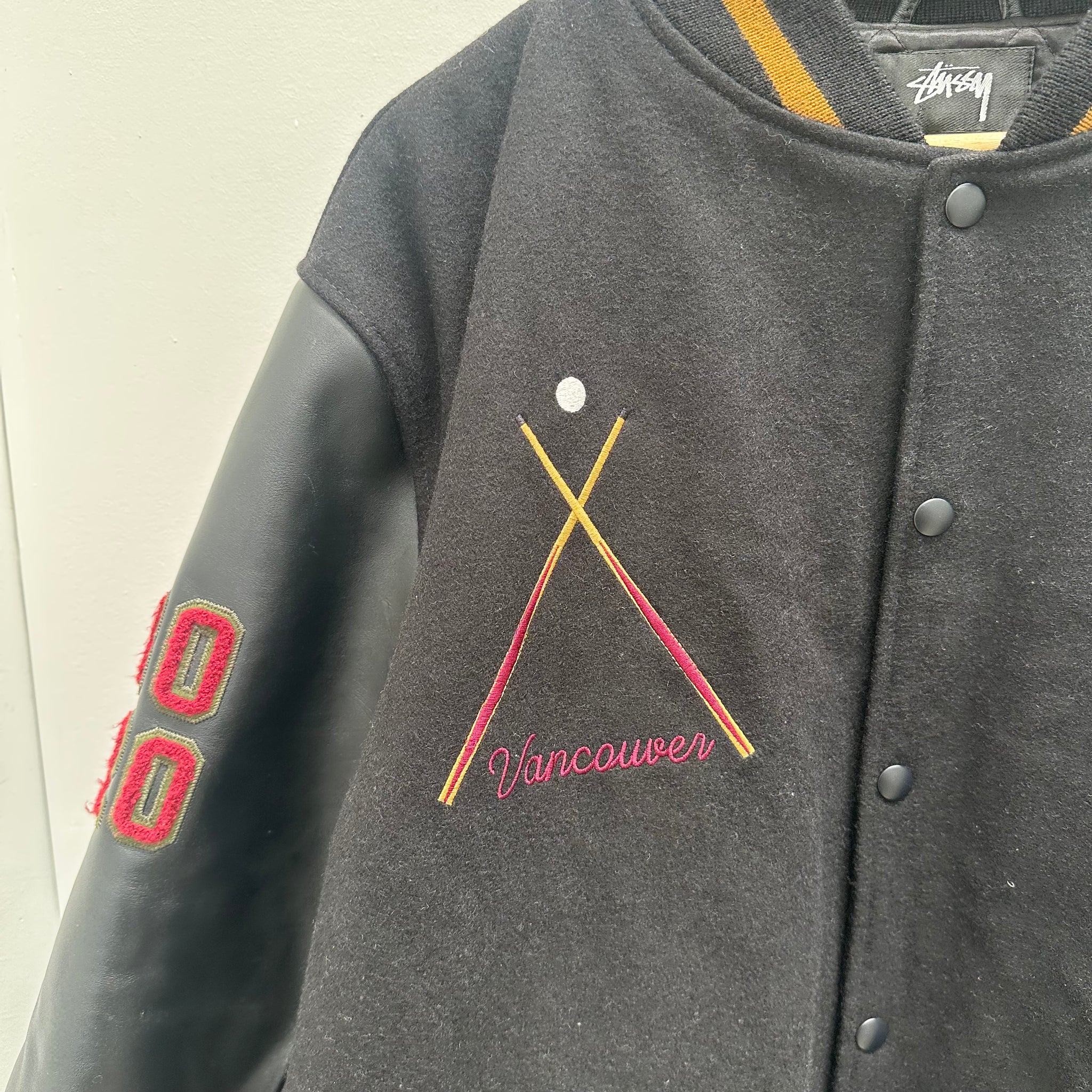 Stussy 40th Anniversary IST 8 Ball Varsity Jacket (Size XXL)