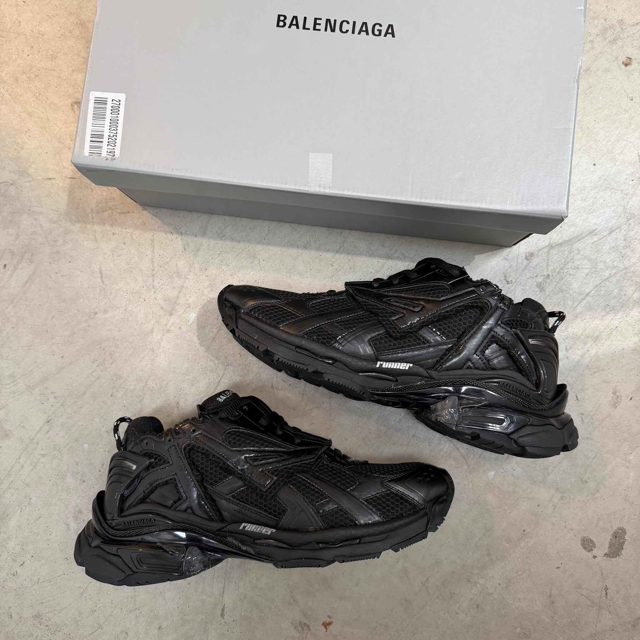 Balenciaga Black Runner Sneaker (EU46/US13)