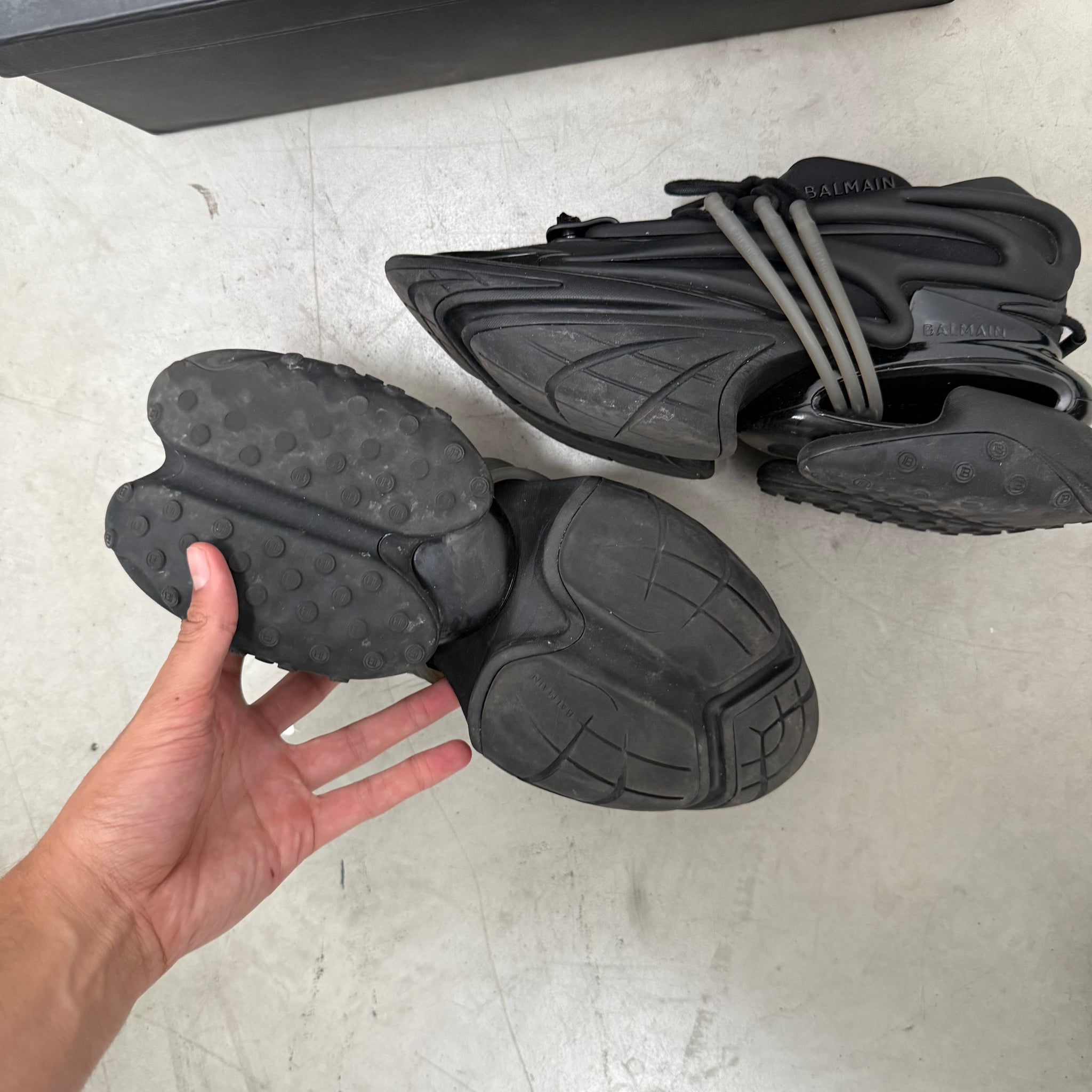 Balmain Unicorn Sneakers BLACK (Size 43 / US10)