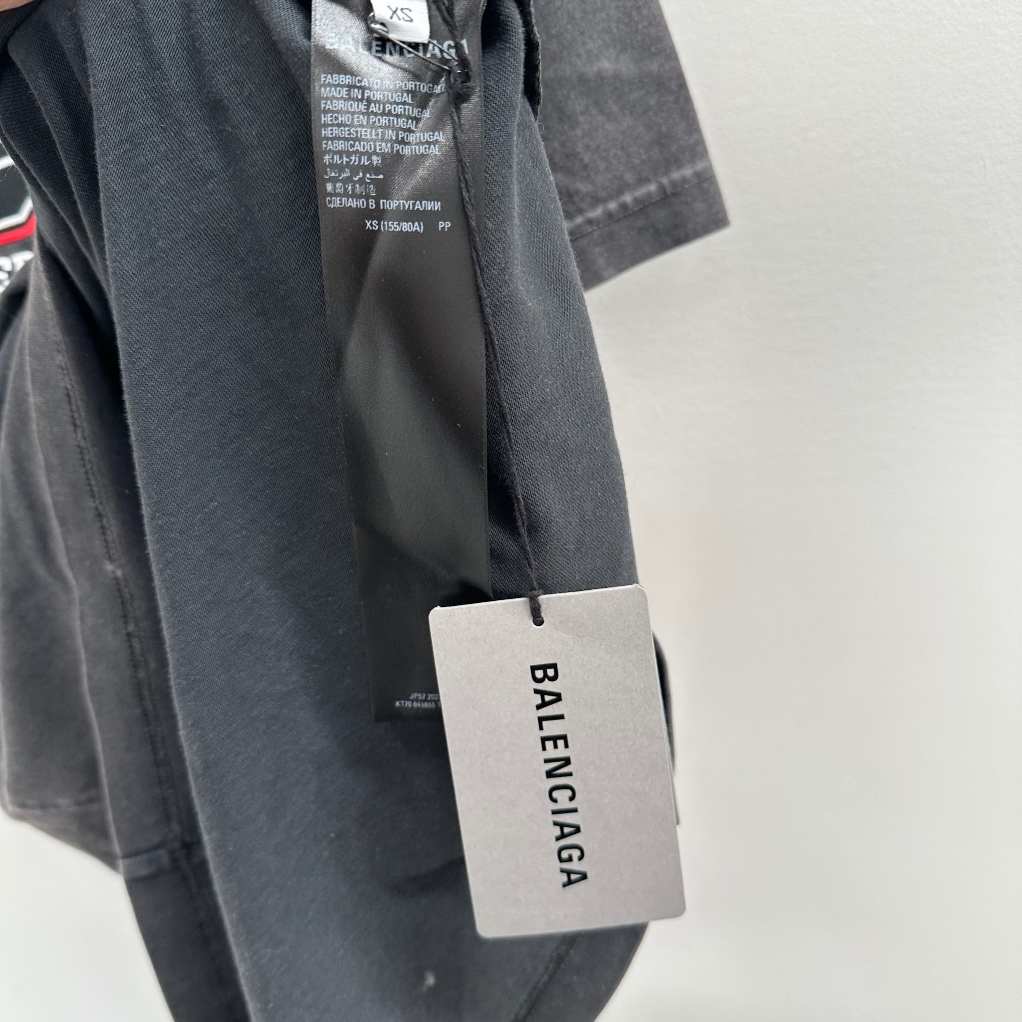 Balenciaga Patched Logo Oversized Tee (fits M-L)