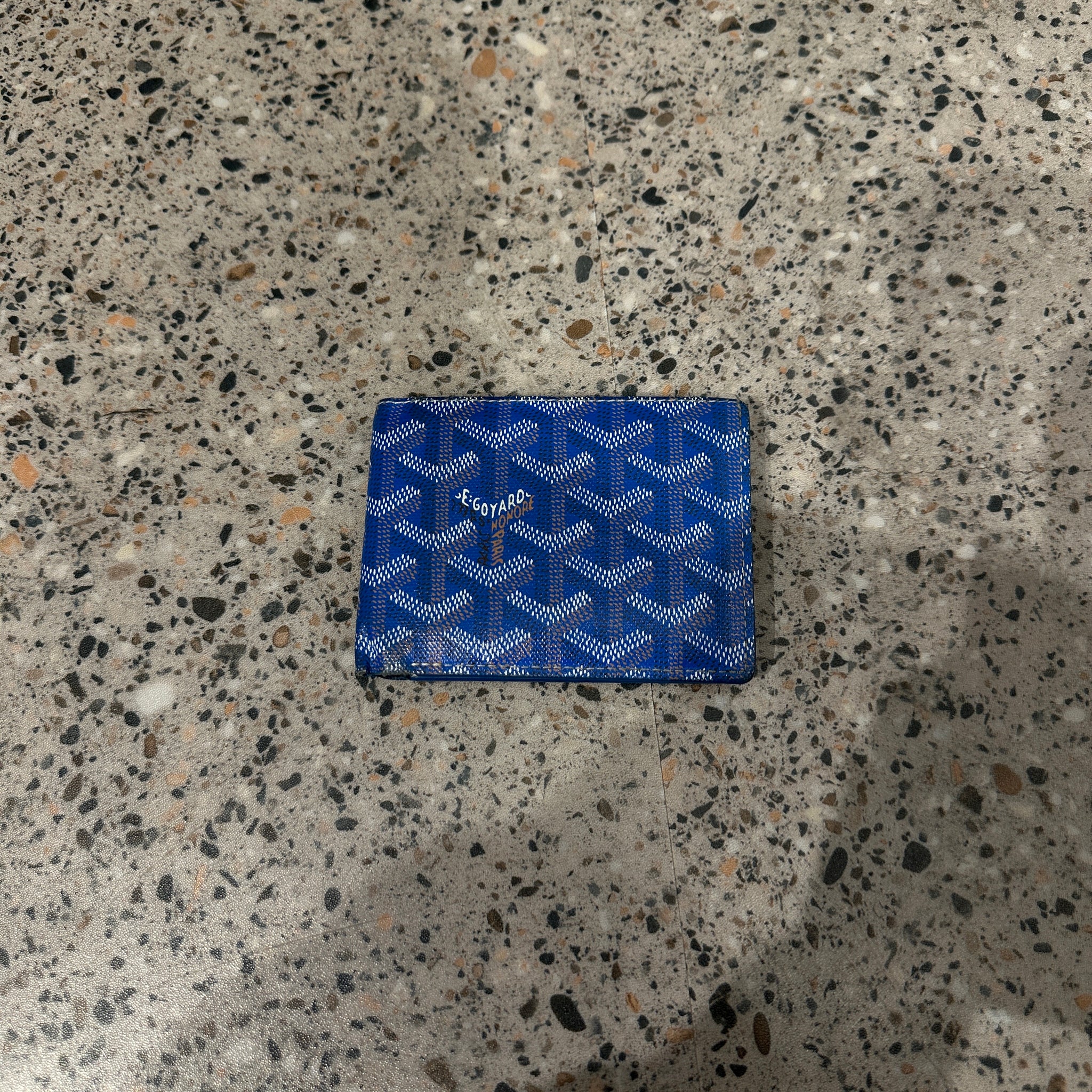 Goyard Victorie Wallet Blue