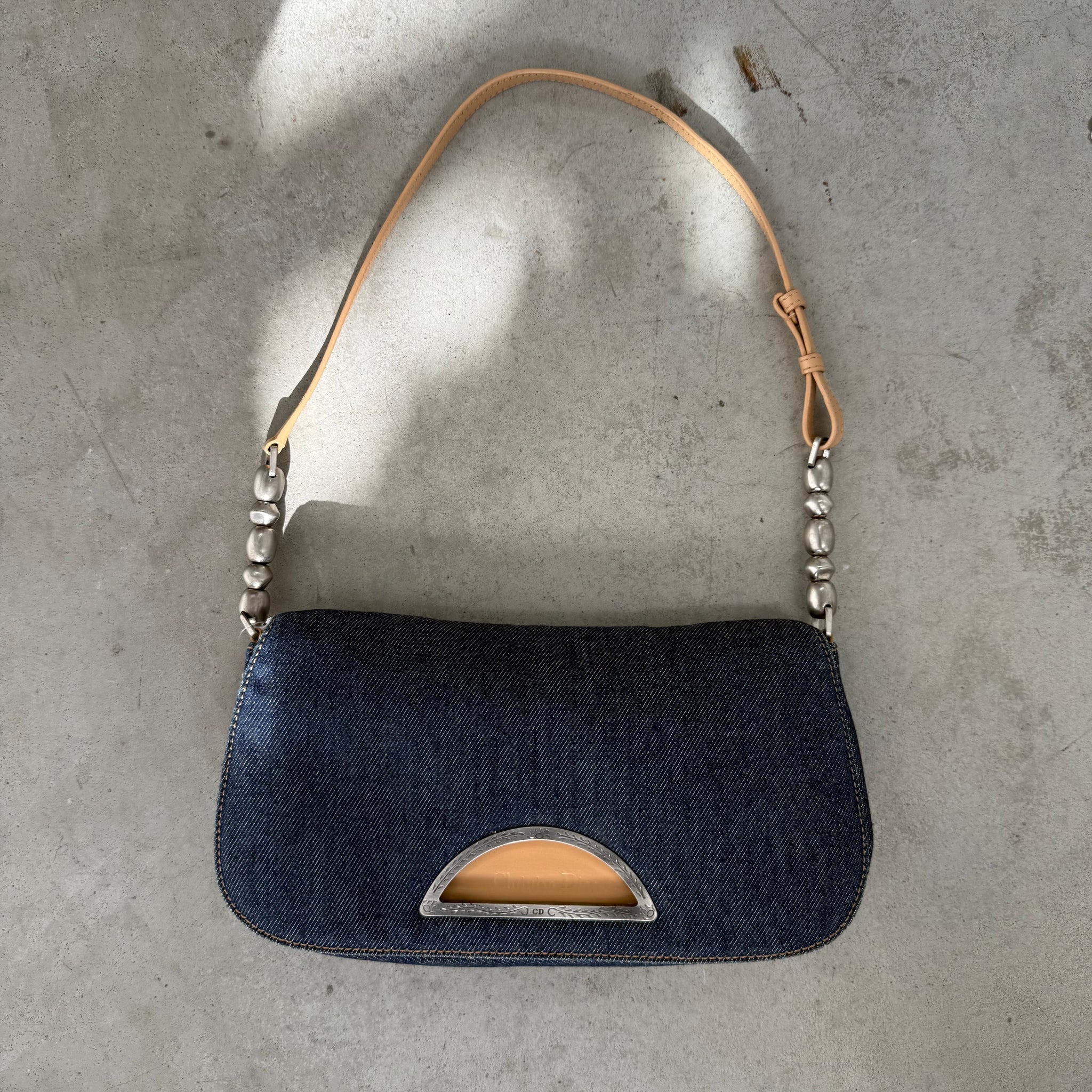 Dior Malice Denim Shoulder Bag